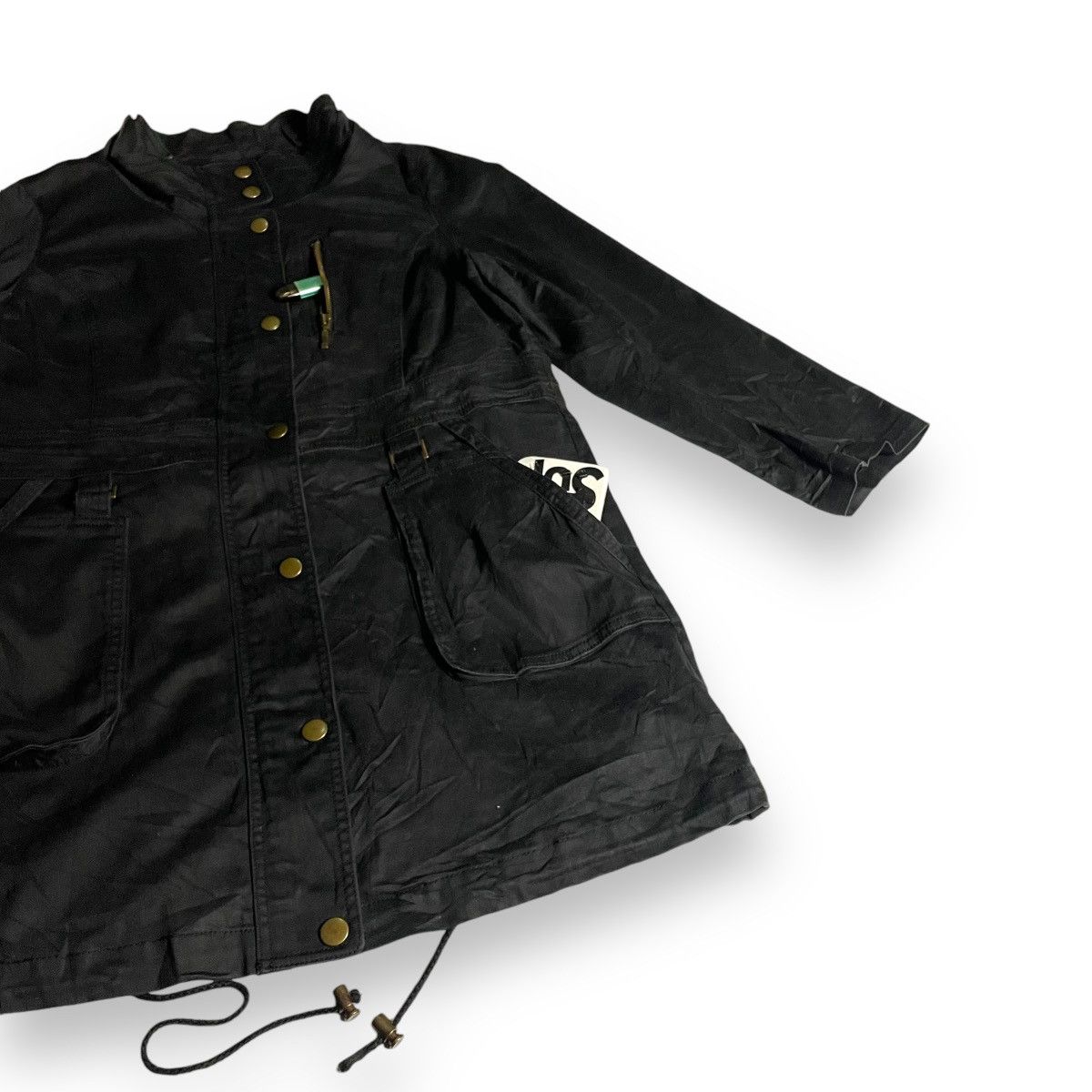 Japanese Brand × KMRii × Yasuyuki Ishii 🇯🇵 A.V.V STANDARD BONDAGE BUTTON UP FULL ZIP PARKA JACKET Size US M / EU 48-50 / 2 - 5 Thumbnail
