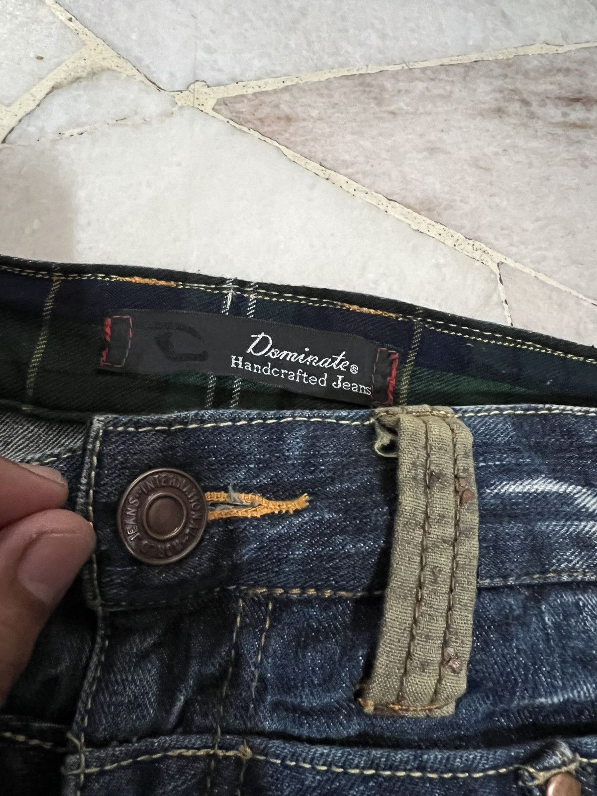 If Six Was Nine × Japanese Brand × Le Grande Bleu (L.G.B.) ✈️Double Waist✈️90’s Dominate Handcrafted Claw Jean Size US 29 - 11 Thumbnail