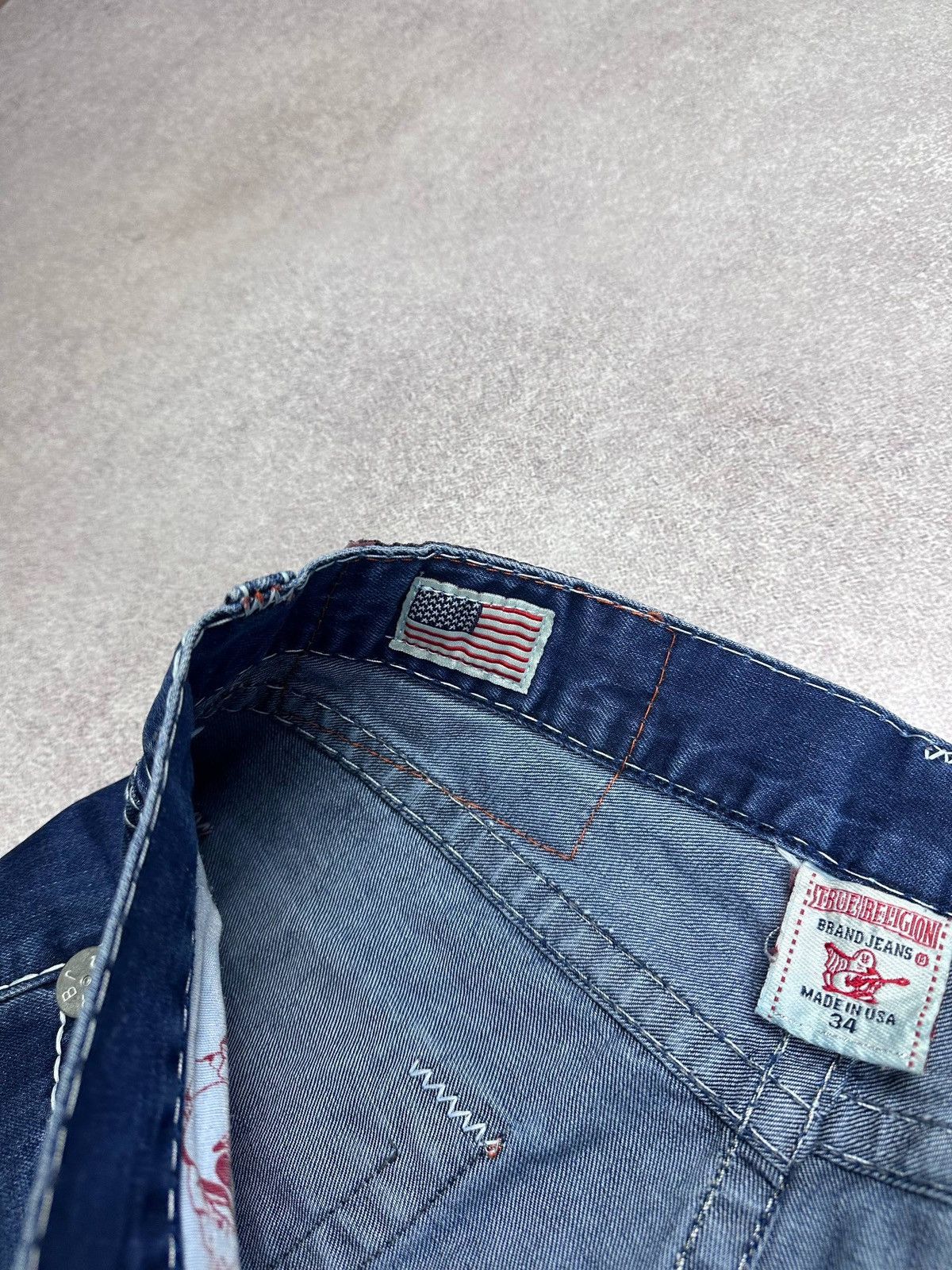 True Religion Vintage True Religion Baggy Ricky Super T Baggy Jeans 34 Size US 34 / EU 50 - 8 Thumbnail