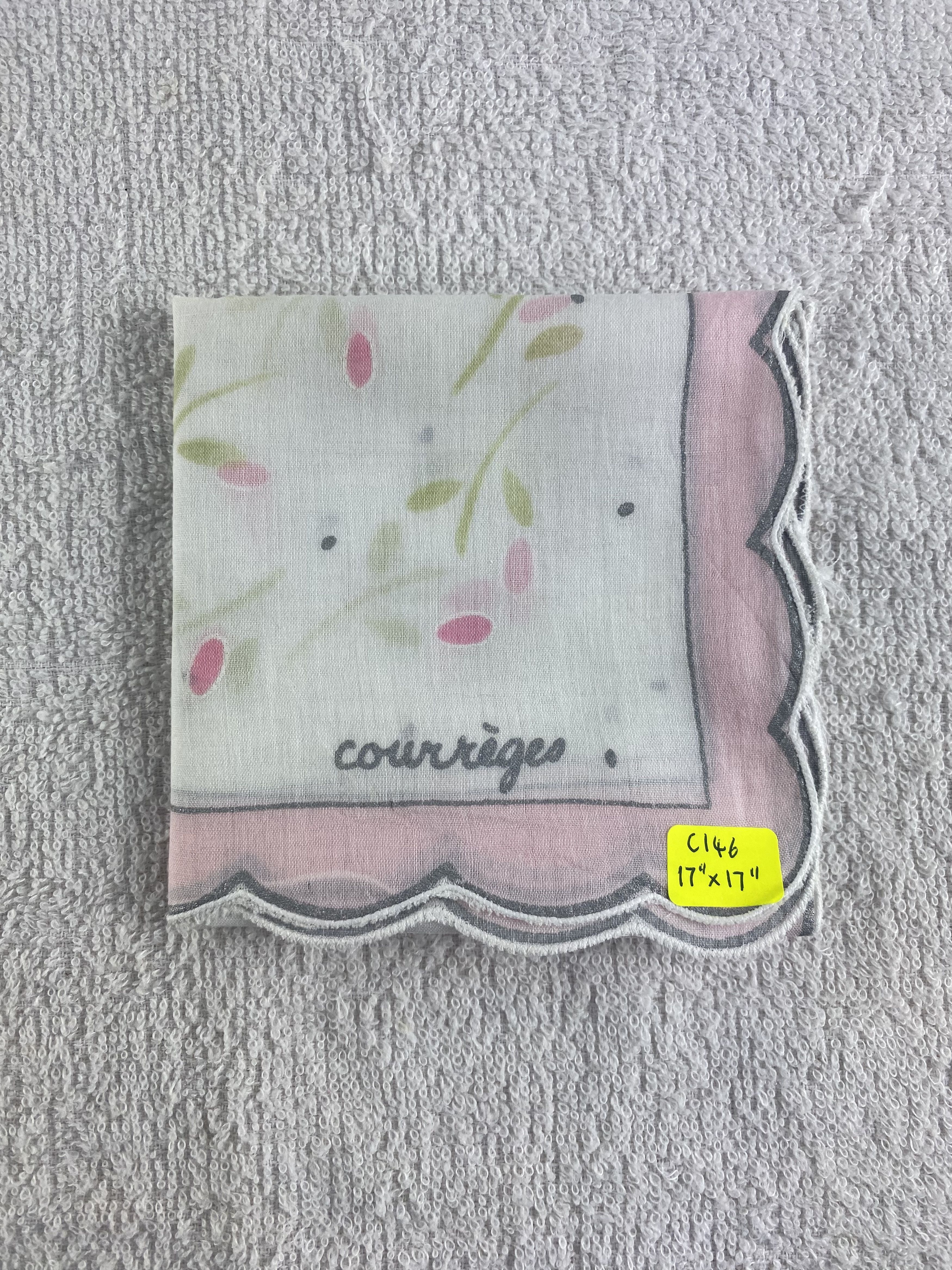 Courreges Courreges Handkerchief / Bandana / Neckerchief C146 Size ONE SIZE - 6 Thumbnail