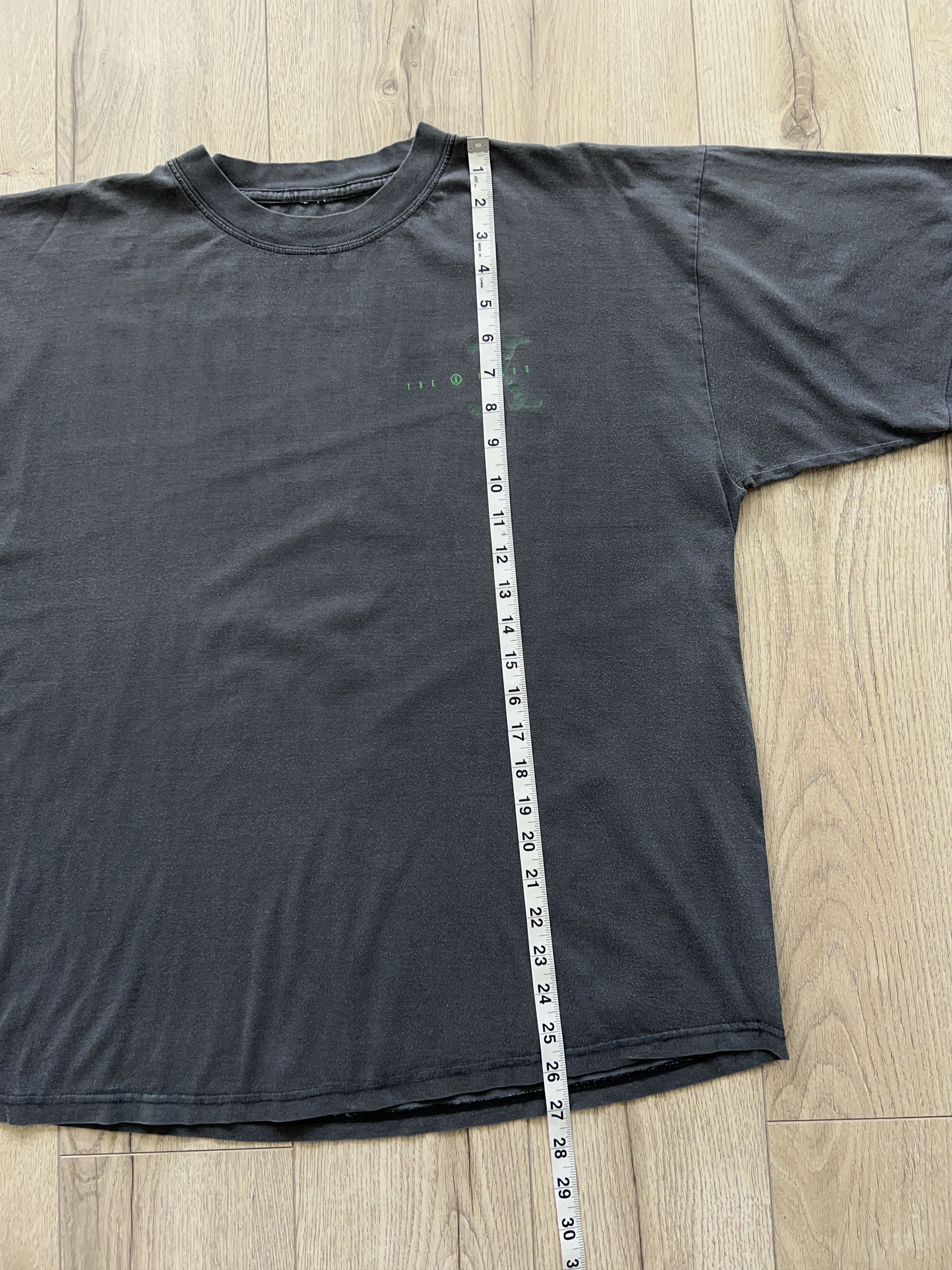 Vintage Mens 1994 The X Files Movie Film Big Logo T Shirt Tee Size US XL / EU 56 / 4 - 6 Thumbnail