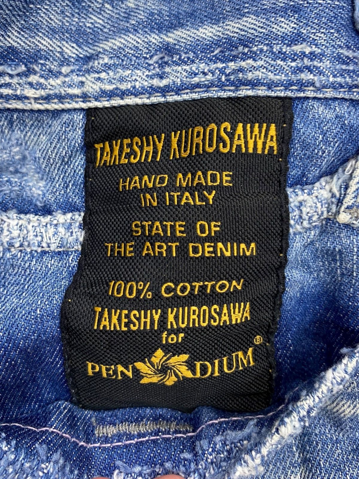 Takeshy Kurosawa Takeshy Kurosawa Brand Whiskers Faded Wash Ripped Jeans Size US 30 / EU 46 - 15 Thumbnail