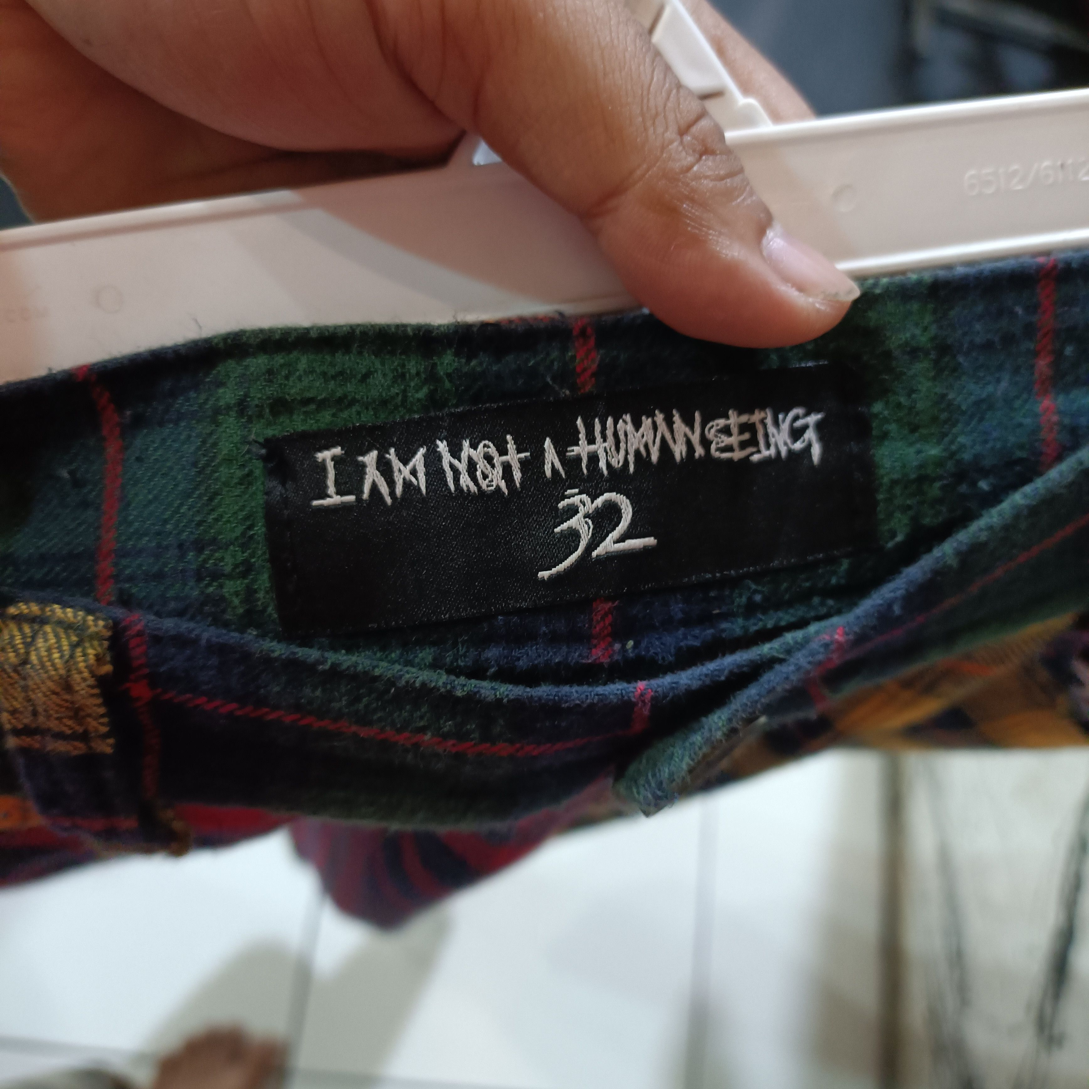 I Am Not A Human Being Iam not a human being Plaid Checkered Size US 32 / EU 48 - 6 Thumbnail
