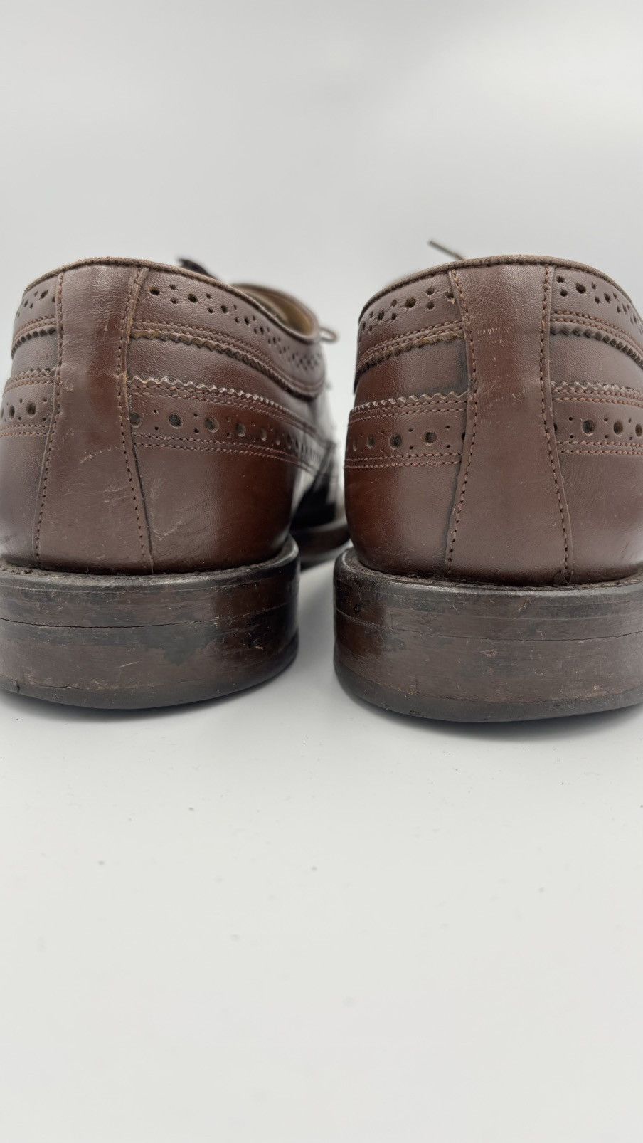 Burberry Leather Brown Oxford Brogue Shoes Burbarry’s Size US 10.5 / EU 43-44 - 7 Thumbnail