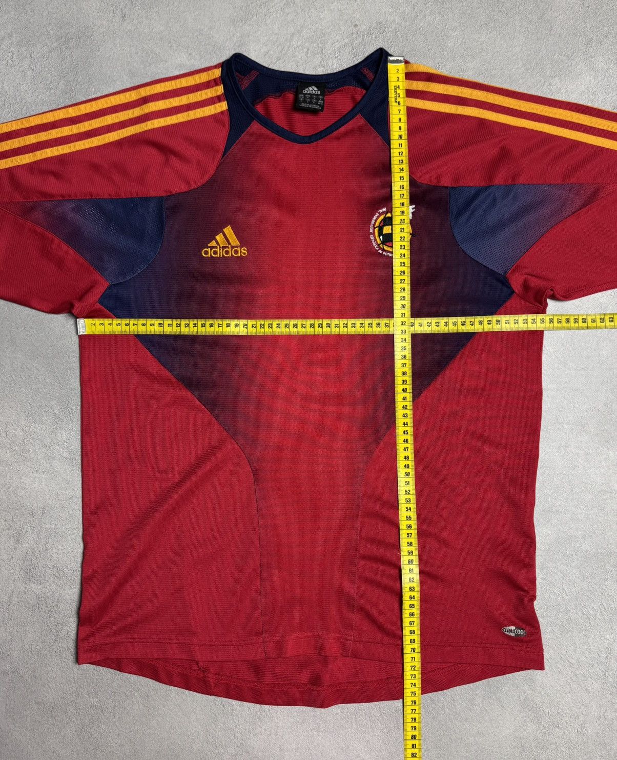 Adidas Spain 2003 2004 2005 Training Shirt Soccer Jersey Adidas Size US M / EU 48-50 / 2 - 14 Thumbnail