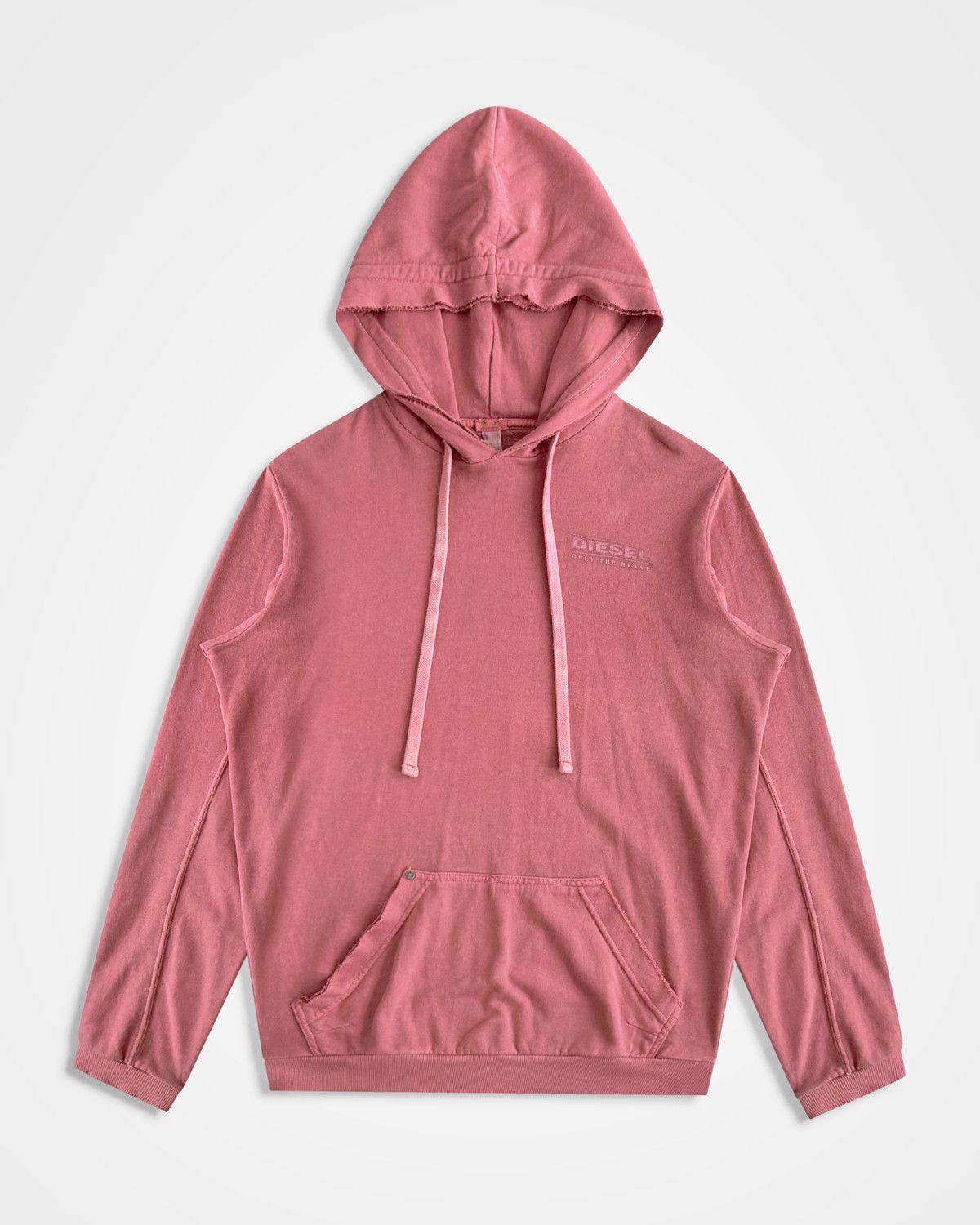 Diesel Diesel, Washed Raw Hem Hoodie Size US S / EU 44-46 / 1 - 1 Thumbnail