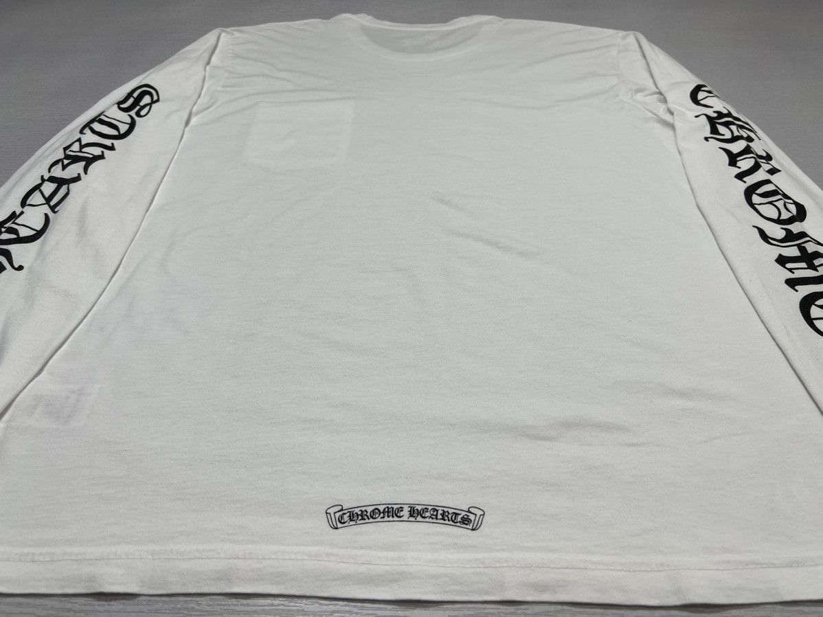 Chrome Hearts Chrome Hearts - Neck Script Logo Pocket L/S Shirt Size US XL / EU 56 / 4 - 16 Thumbnail
