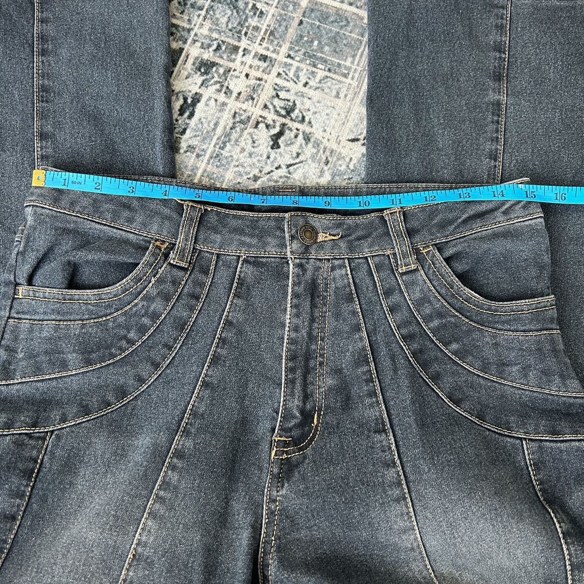 14th Addiction Flared Punk Rock Design Jeans Size US 30 / EU 46 - 16 Thumbnail