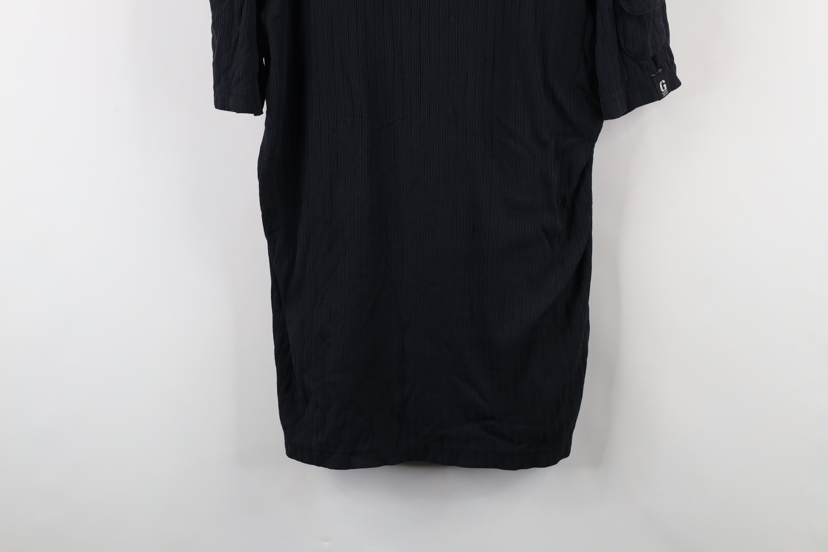 Guess × Vintage Vintage 90s Guess Spell Out Ribbed Knit Pocket T-Shirt Black Size US XL / EU 56 / 4 - 3 Thumbnail
