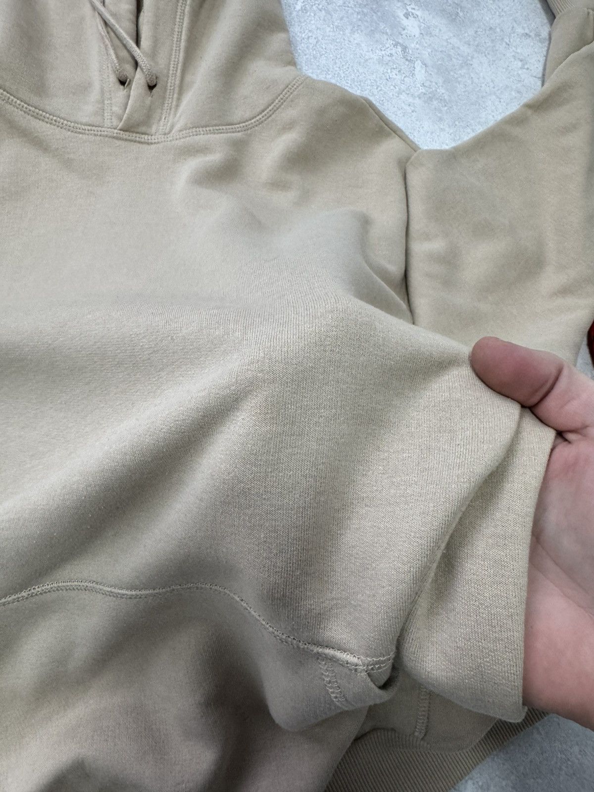 Prada × Vintage Vintage Prada Red Tab Luxury Beige Hoodie 00s Size US S / EU 44-46 / 1 - 13 Thumbnail