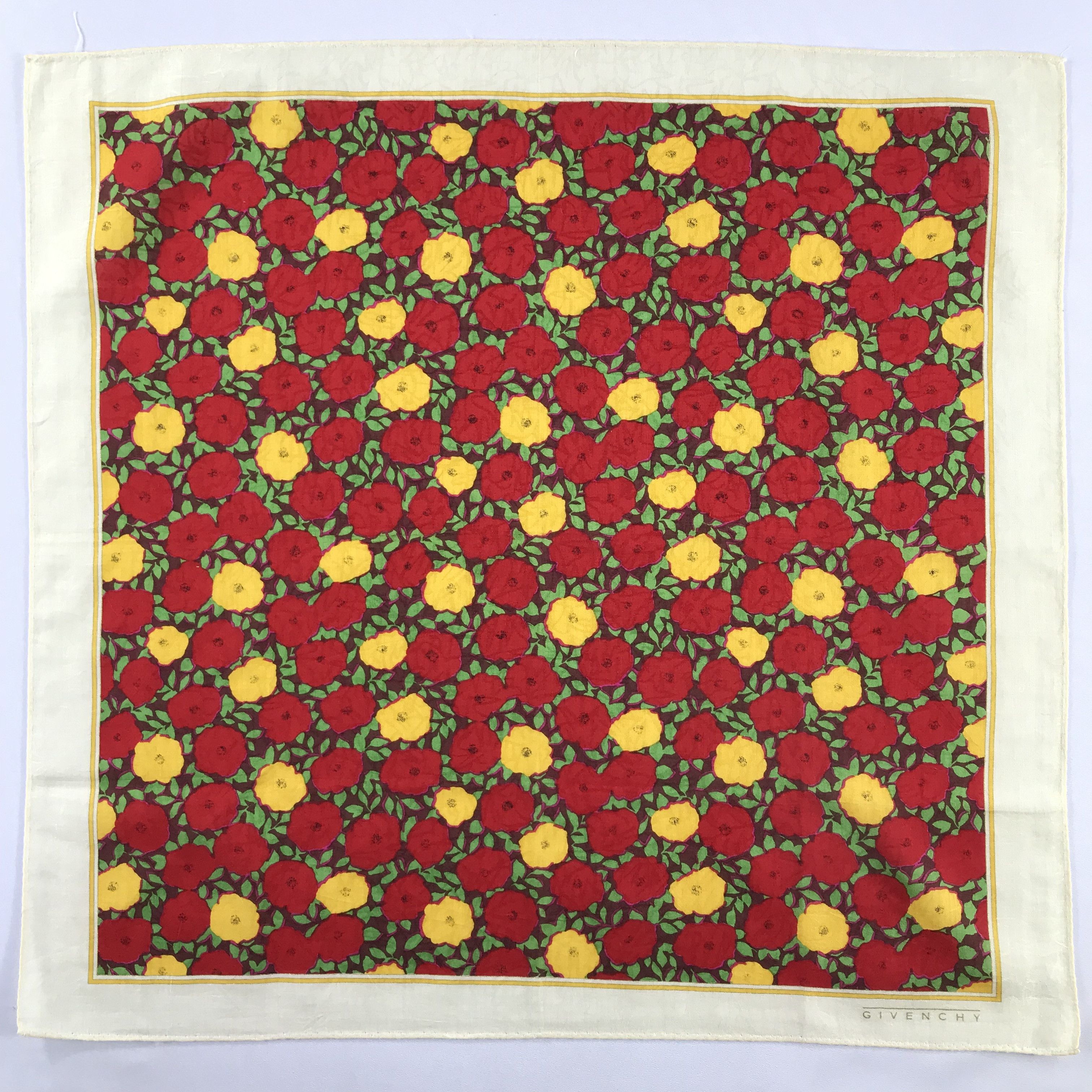 Vintage Givenchy Handkerchief / Bandana / Neckerchief C597 Size ONE SIZE - 3 Thumbnail