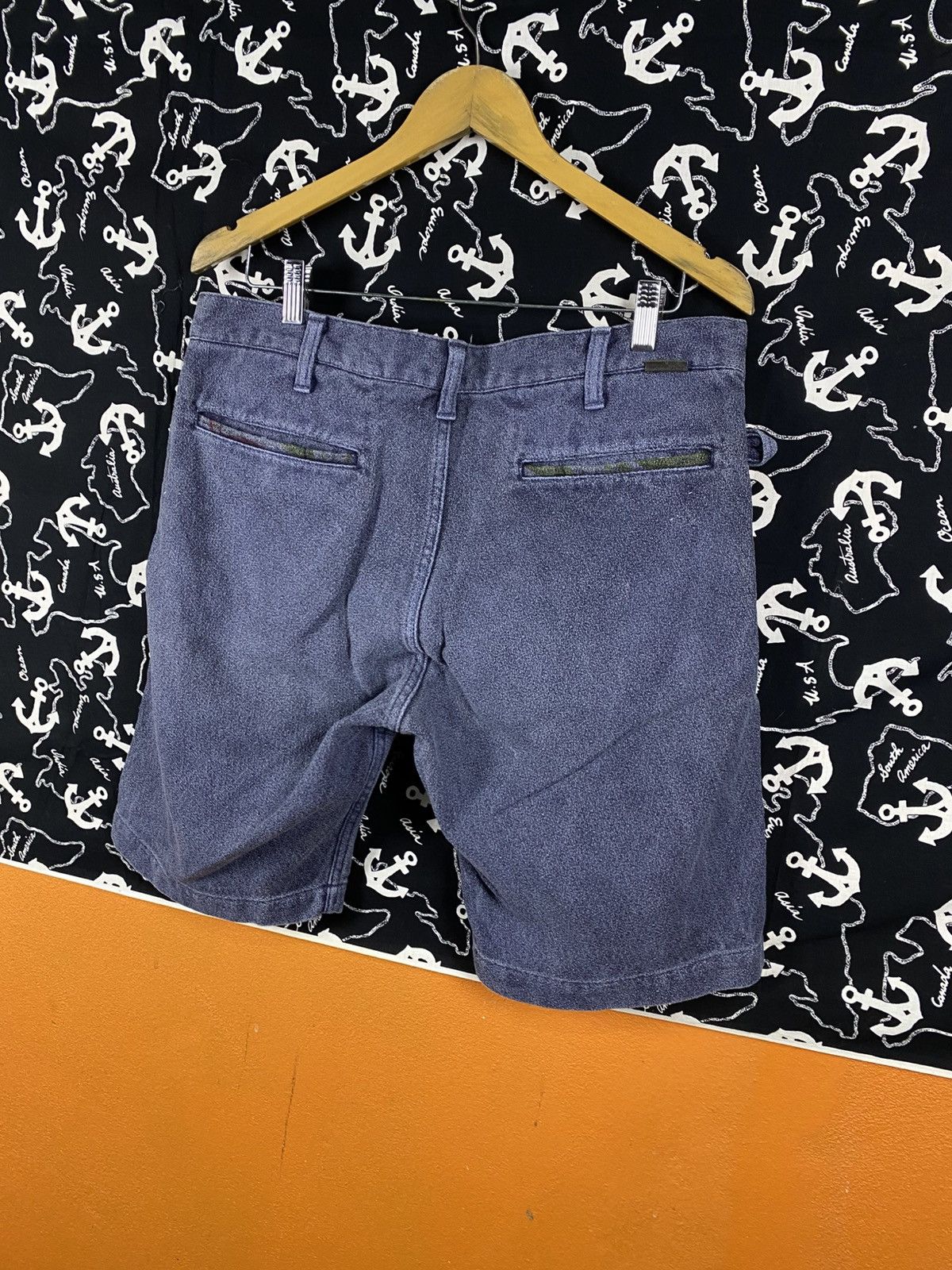 Japanese Brand Vintage Japanese Believer Blue Cotton Shorts Talon Zip Japan Size US 33 - 12 Thumbnail