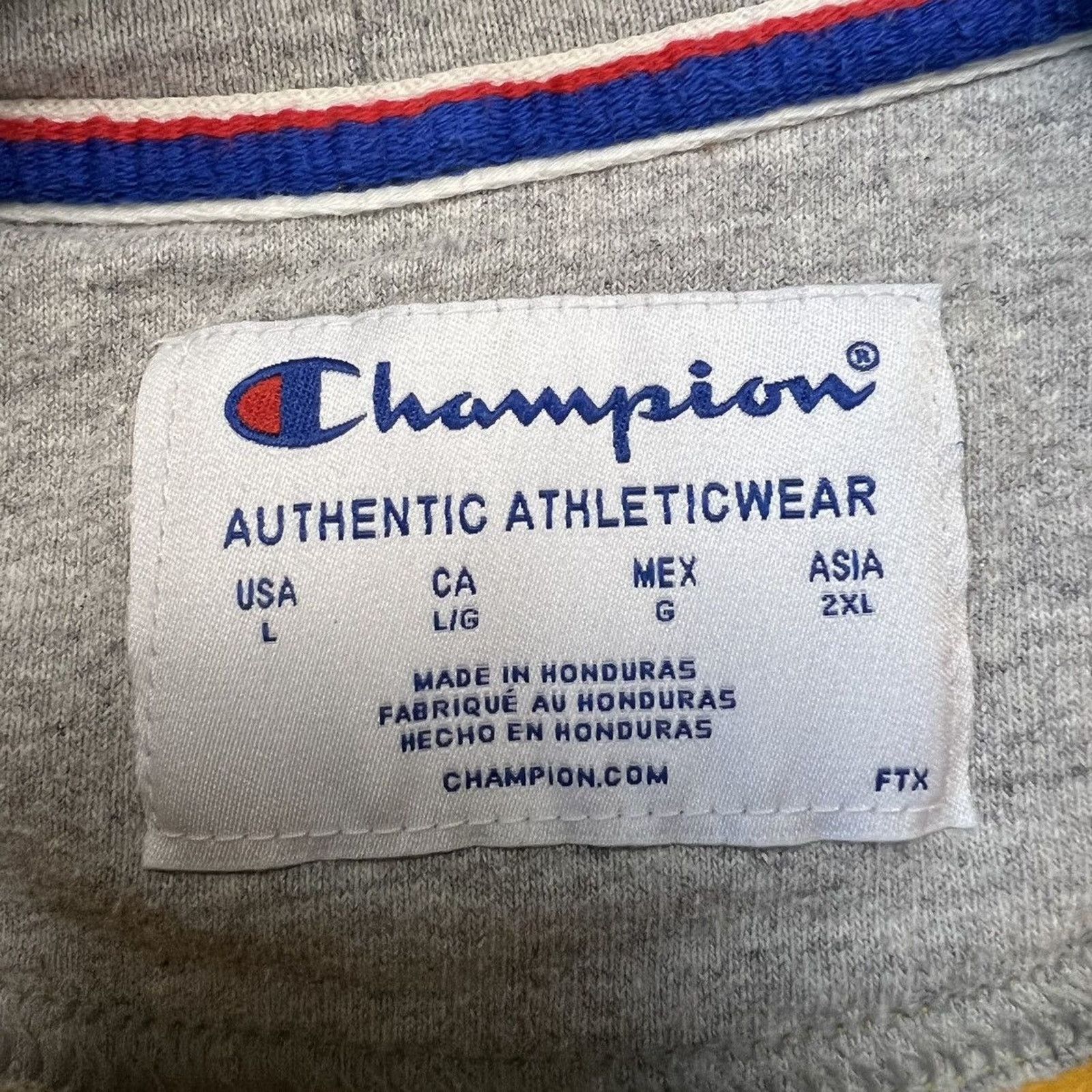 Champion × Vintage Champion Hoodie Authentic Athletic Pullover Hood Sweatshirt Size US L / EU 52-54 / 3 - 5 Thumbnail
