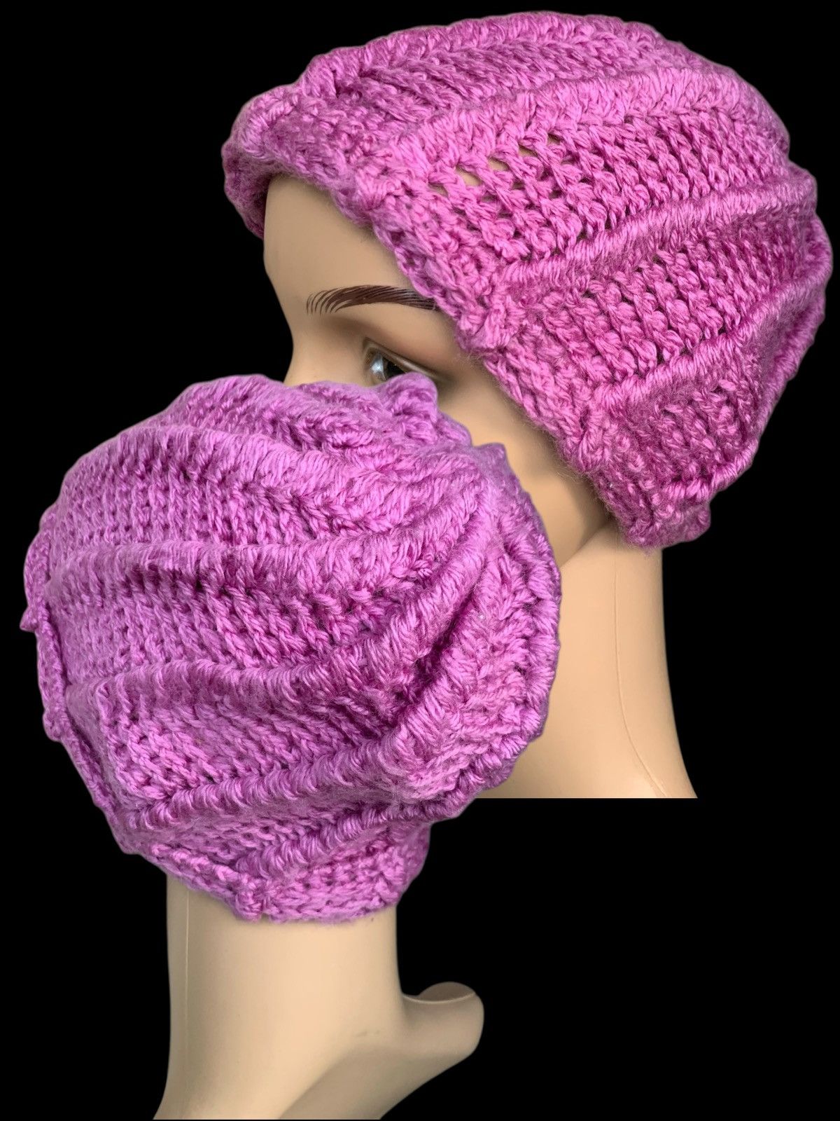 Japanese Brand × Kapital × Vintage Crochet Cable Beanies Hat Japanese Brand Handmade Size ONE SIZE - 1 Thumbnail