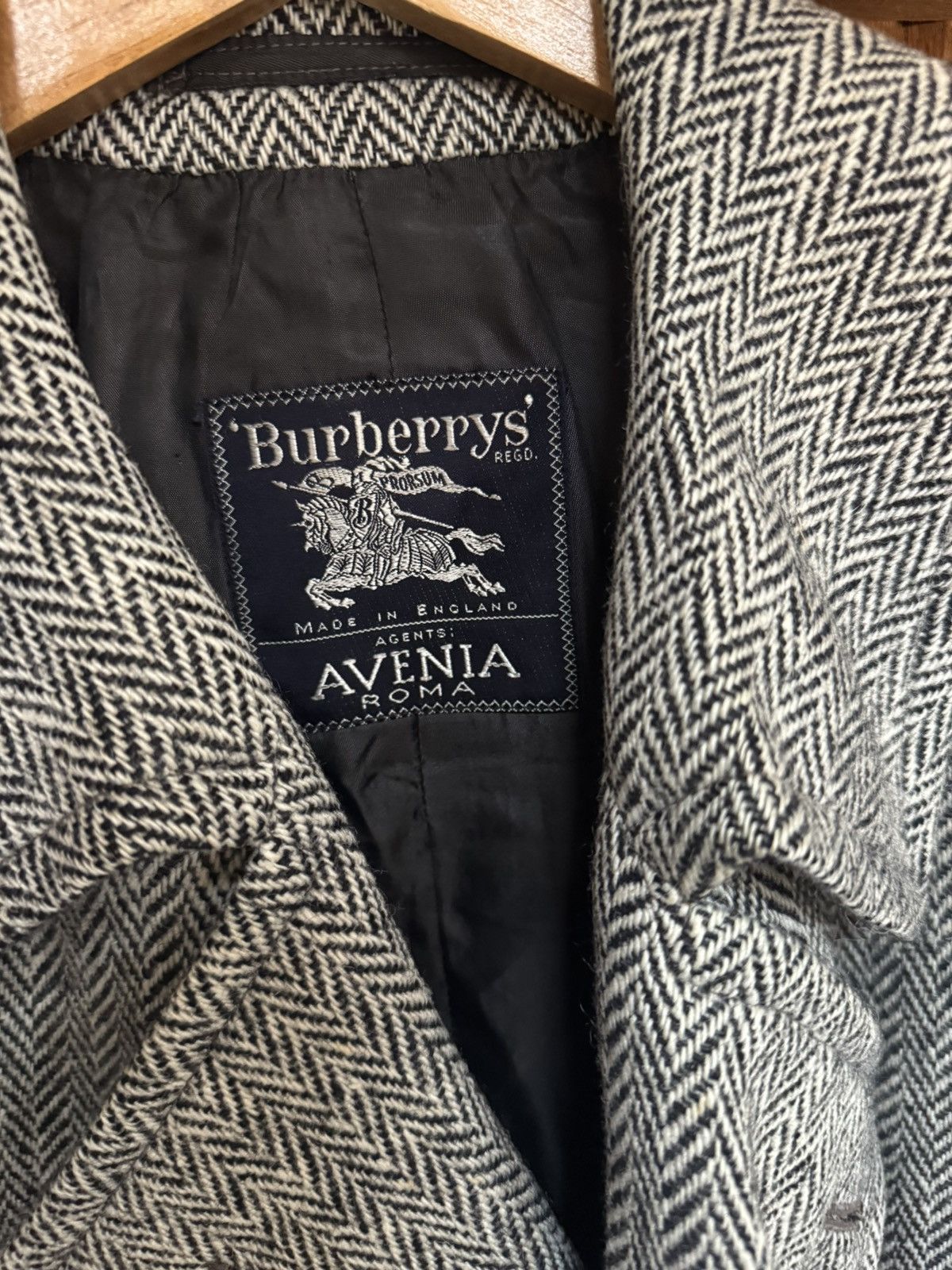 Burberry Vintage Burberry Irish Tweed Overcoat – Size 38R Medium Size US M / EU 48-50 / 2 - 12 Thumbnail