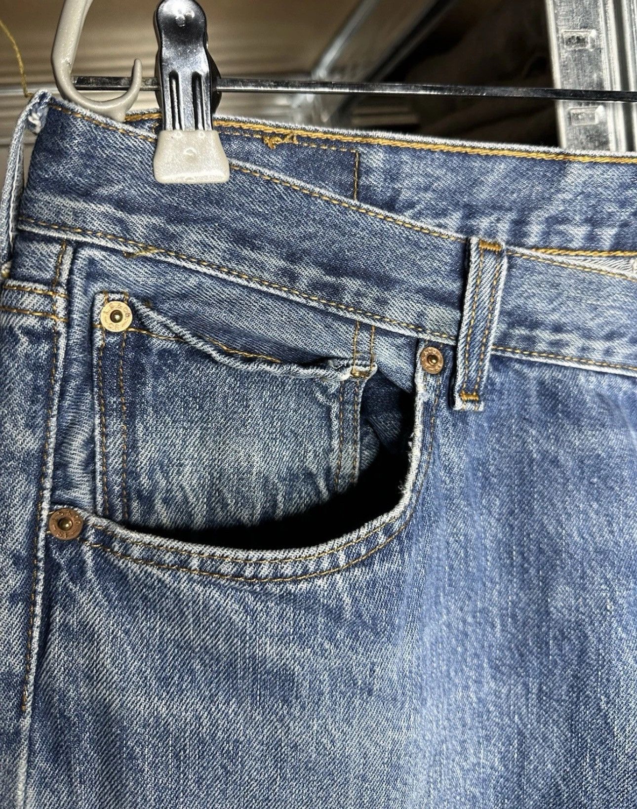 Levi's 36/34 Levi’s Rarest Vintage Y2K Punk Denim Jeans Pants Size US 36 / EU 52 - 8 Thumbnail