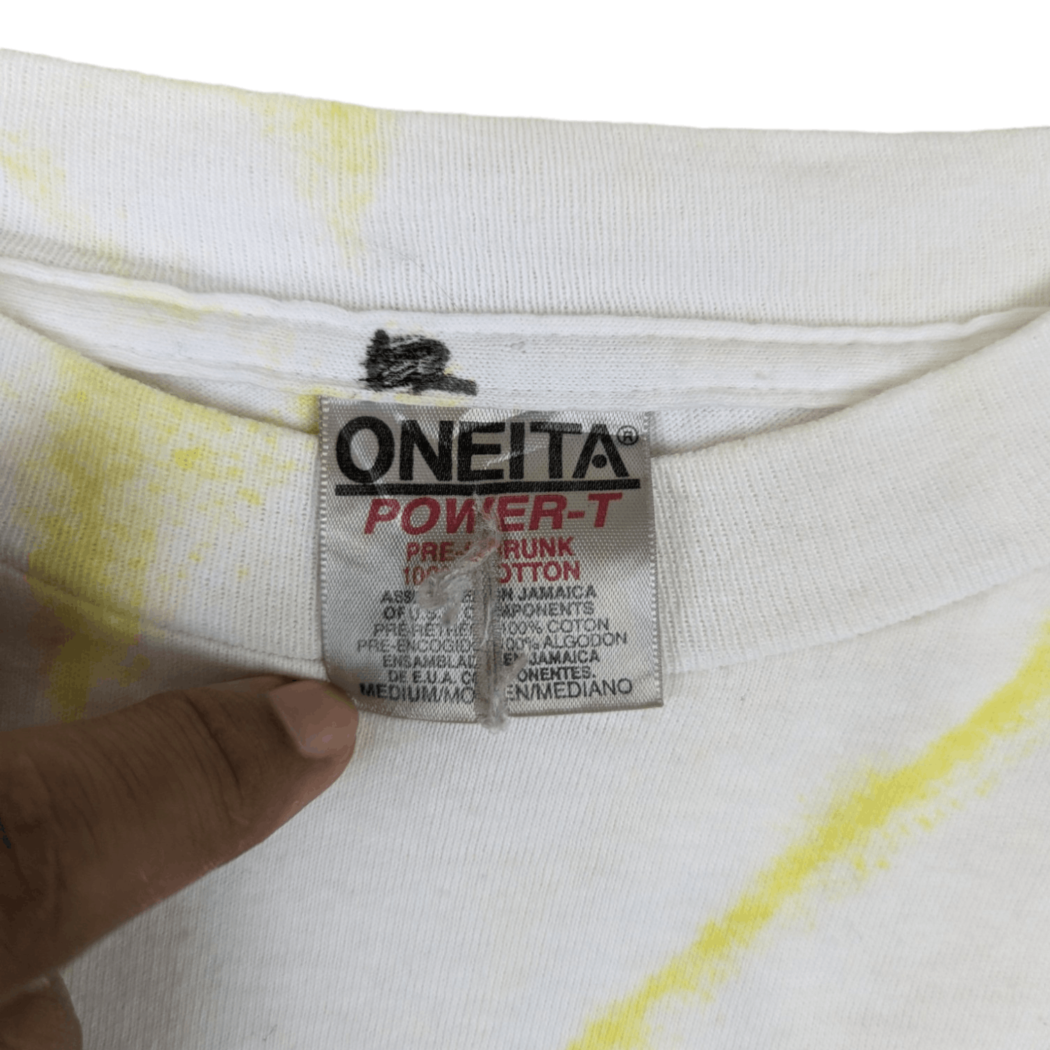 Vintage Vintage 90's ONEITA New Orleans Tie Dyed Long Sleeve T-Shirt Size US M / EU 48-50 / 2 - 12 Thumbnail