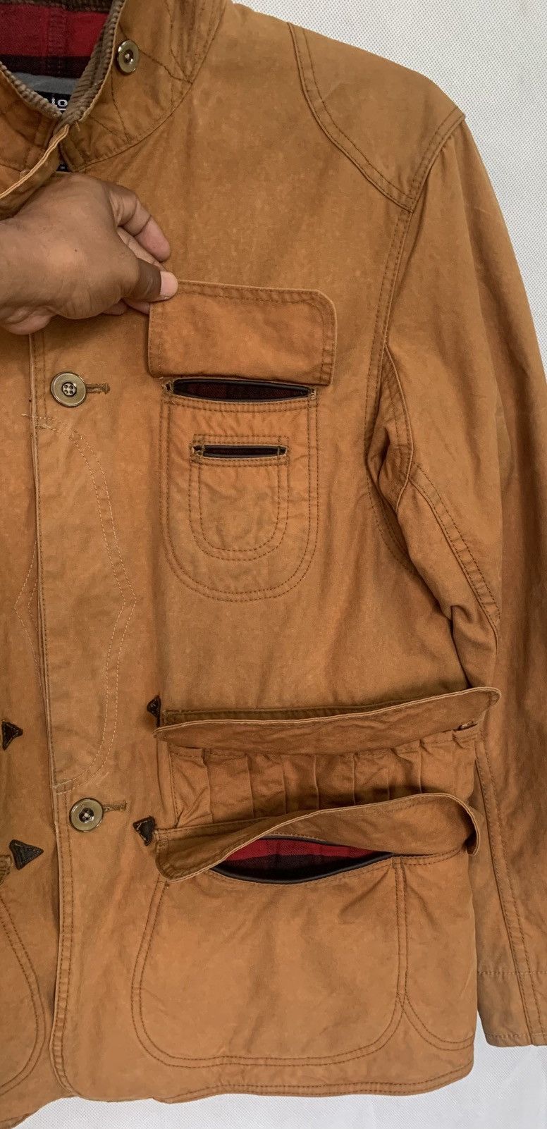 Polo Ralph Lauren Vintage Distressed Polo Ralph Lauren Hunting Utility Jacket Size US L / EU 52-54 / 3 - 16 Thumbnail