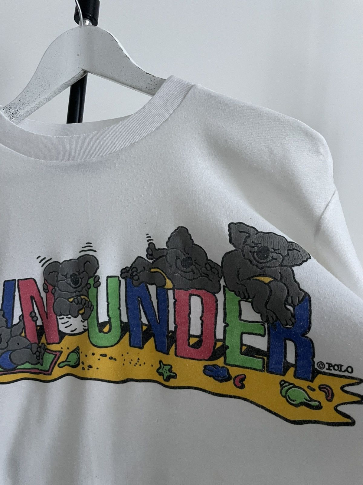 Vintage Vintage 80’s Down Under Polo Koala T-Shirt Animal RARE Size US M / EU 48-50 / 2 - 3 Thumbnail