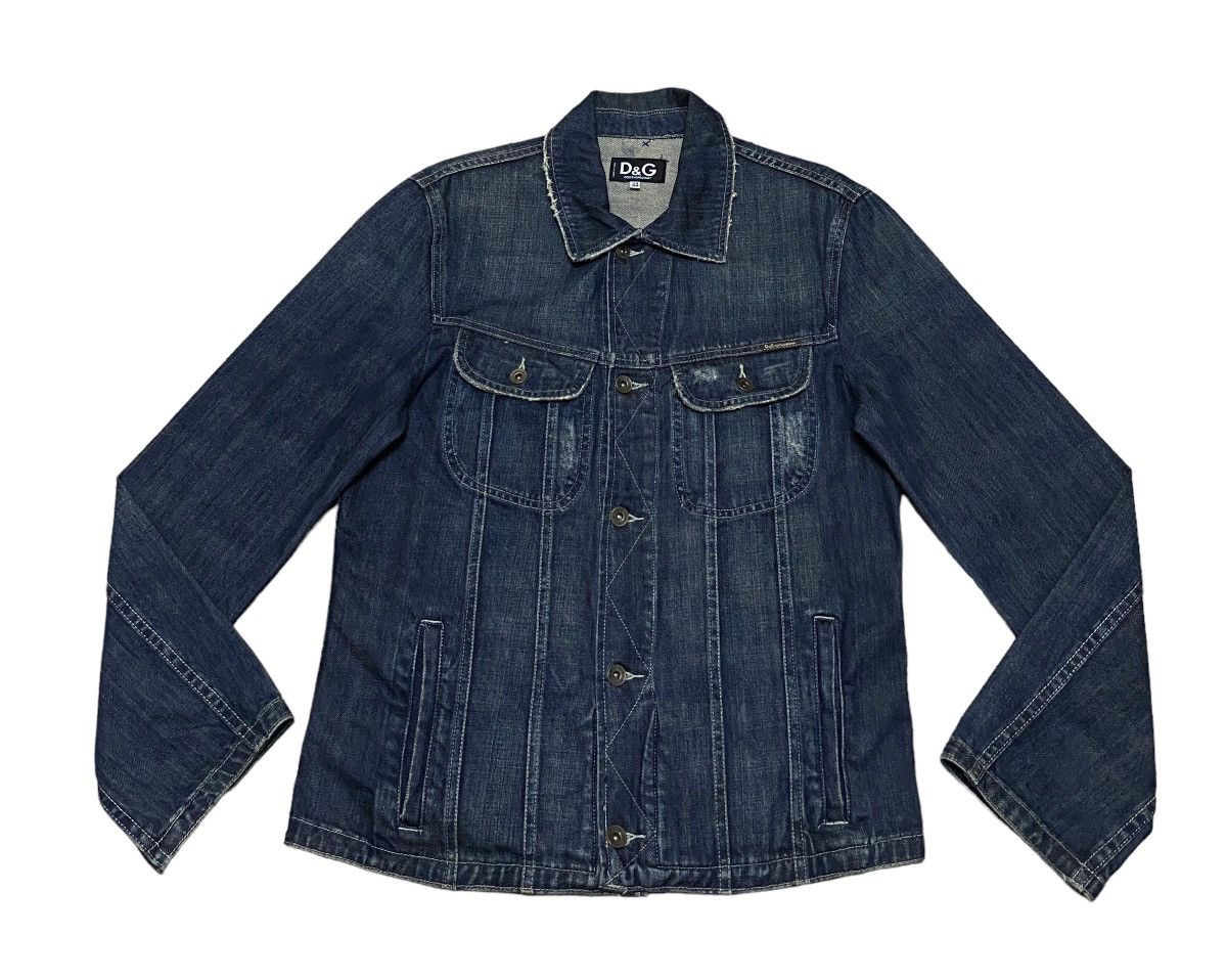 image of Avant Garde x Dolce Gabbana Design Vintage Brand Dolce & Gabbana Denim Jacket 2000S (Size Medium)