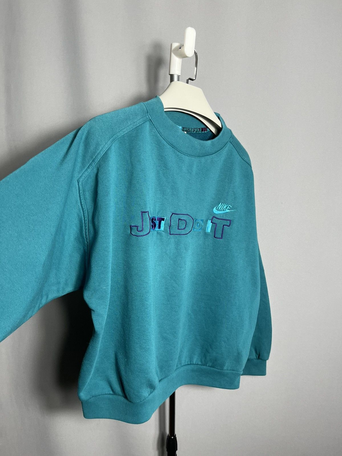 Other Nike just do it vintage 80s 90s green sweatshirt mens Size US L / EU 52-54 / 3 - 4 Thumbnail