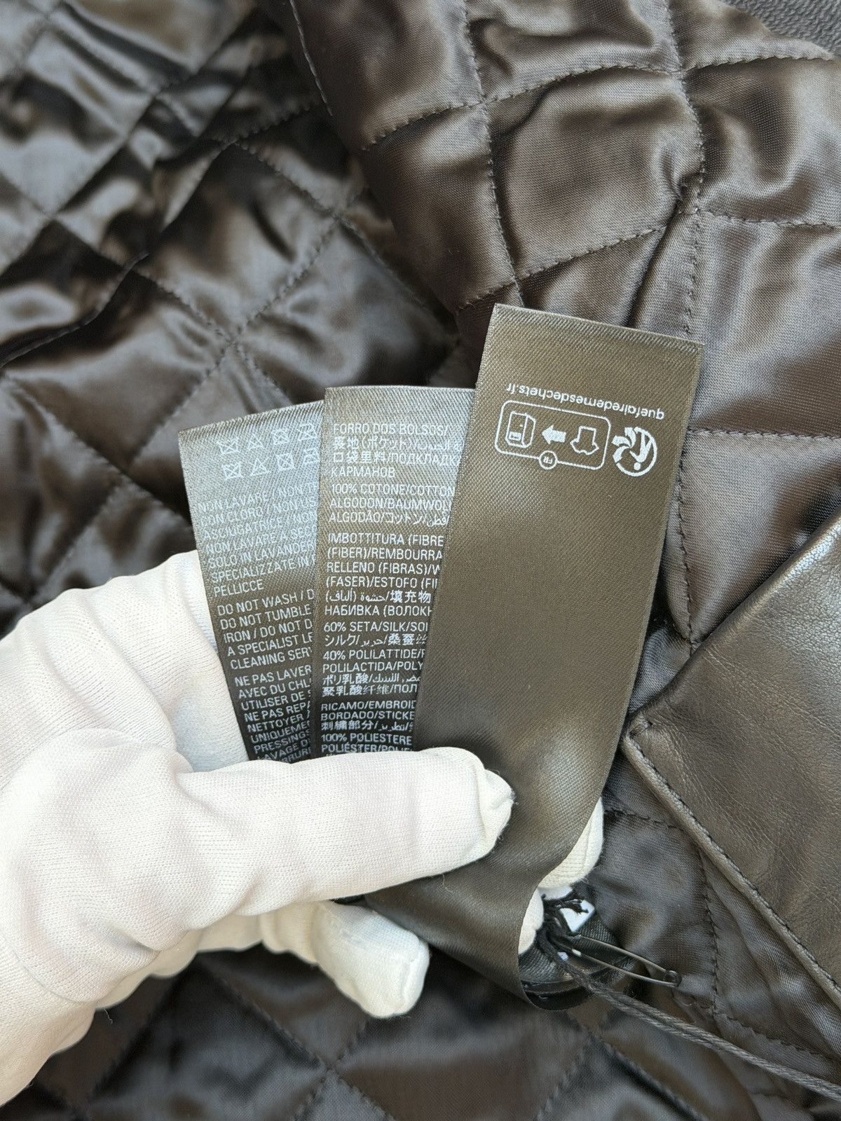 Balenciaga Balenciaga Shrunk Racer Hooded Layer Jacket Black Leather Size US XS / EU 42 / 0 - 18 Thumbnail