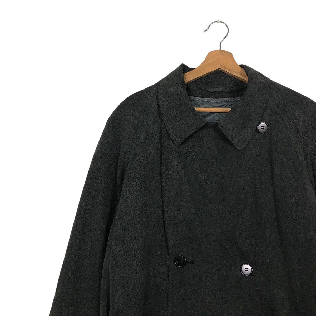 Japanese Brand 📌Vintage Long Jacket Rich Black Christian Aujard Homme Size US M / EU 48-50 / 2 - 9 Thumbnail