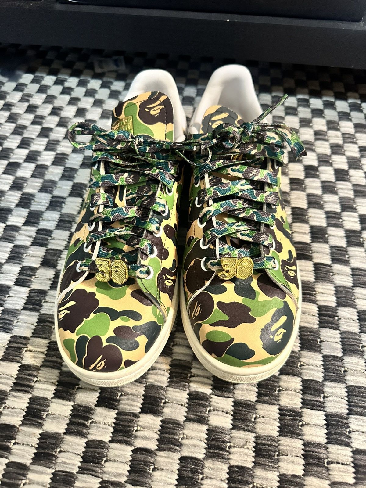 Adidas  Bape Adidas x Bape Stan Smith 30th Anniversary | Grailed