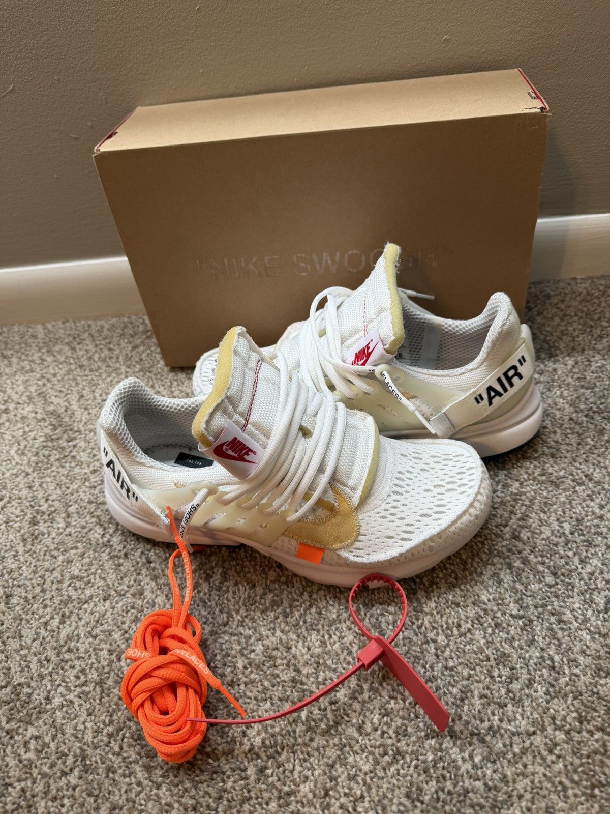 Nike × Off-White Nike air presto off white Size US 8 / EU 41 - 1 Thumbnail