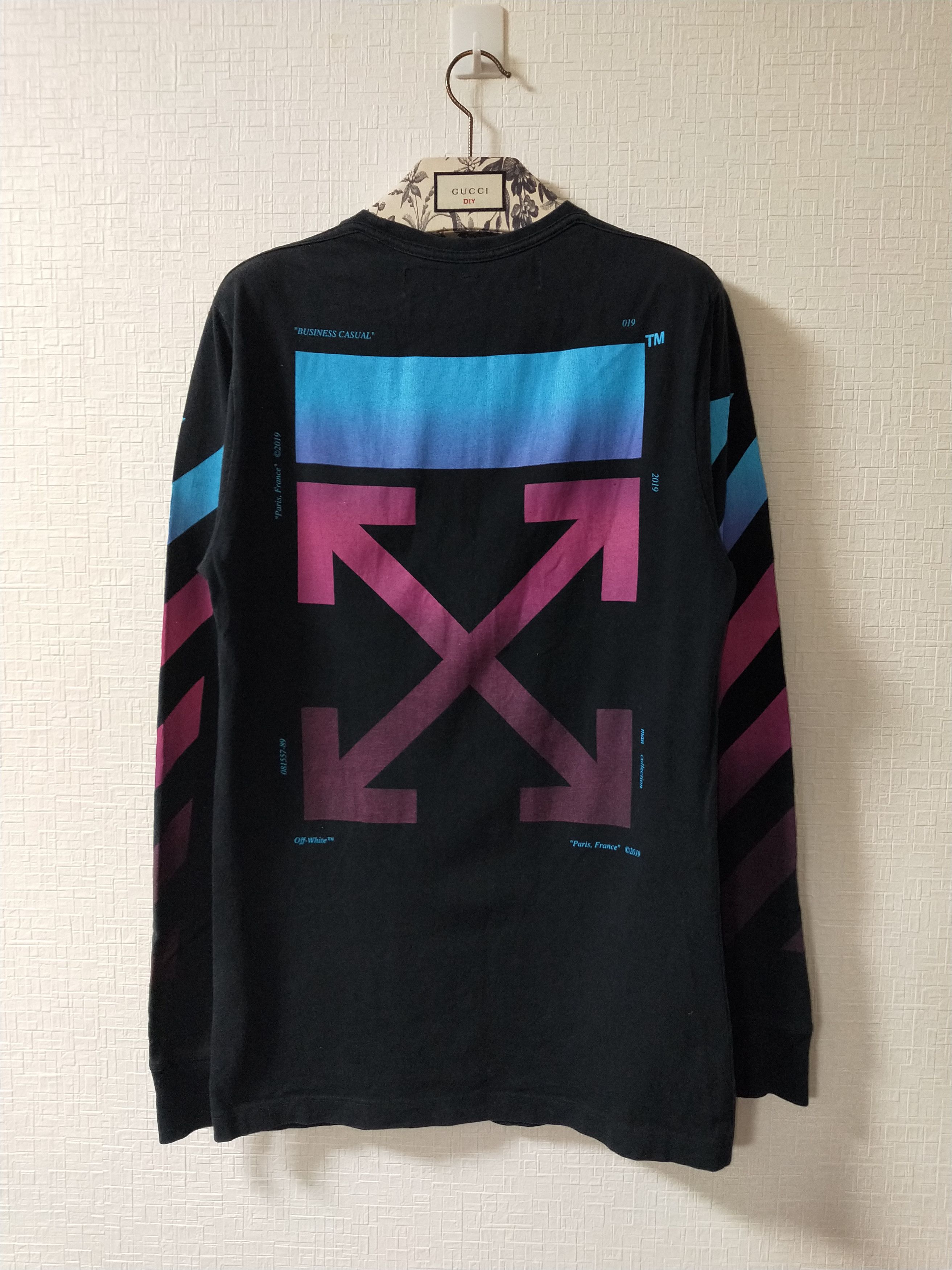 Off white multicolor tee hotsell