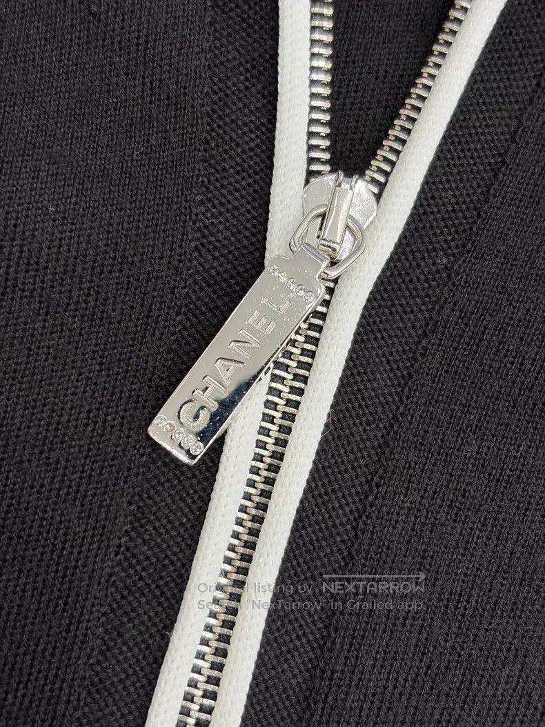 Chanel Chanel Coconeige hooded black zipper cardigan coat Size XS / US 0-2 / IT 36-38 - 3 Thumbnail
