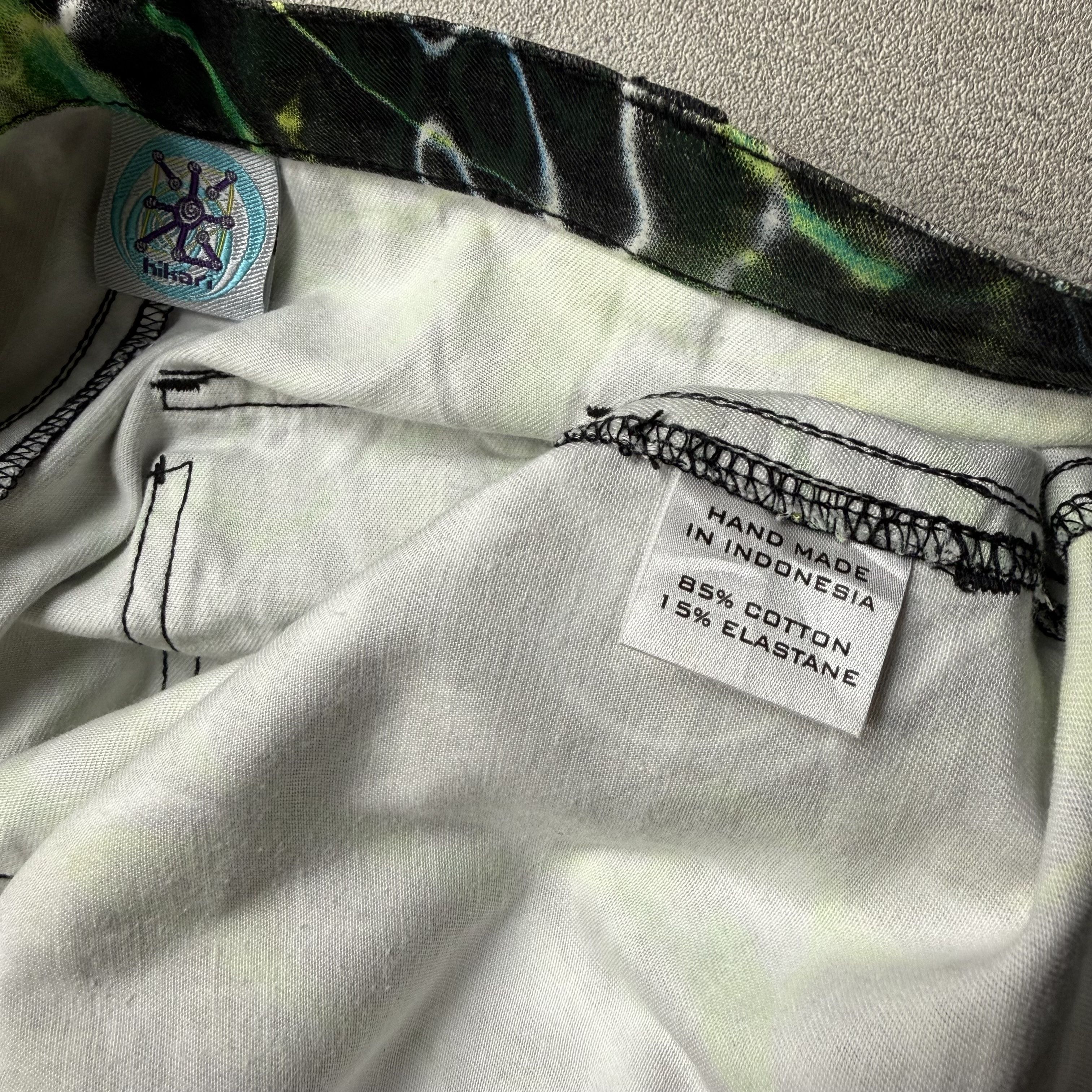 Japanese Brand Hikari Fluorescent Green Lightning Pants Size US 30 / EU 46 - 7 Thumbnail