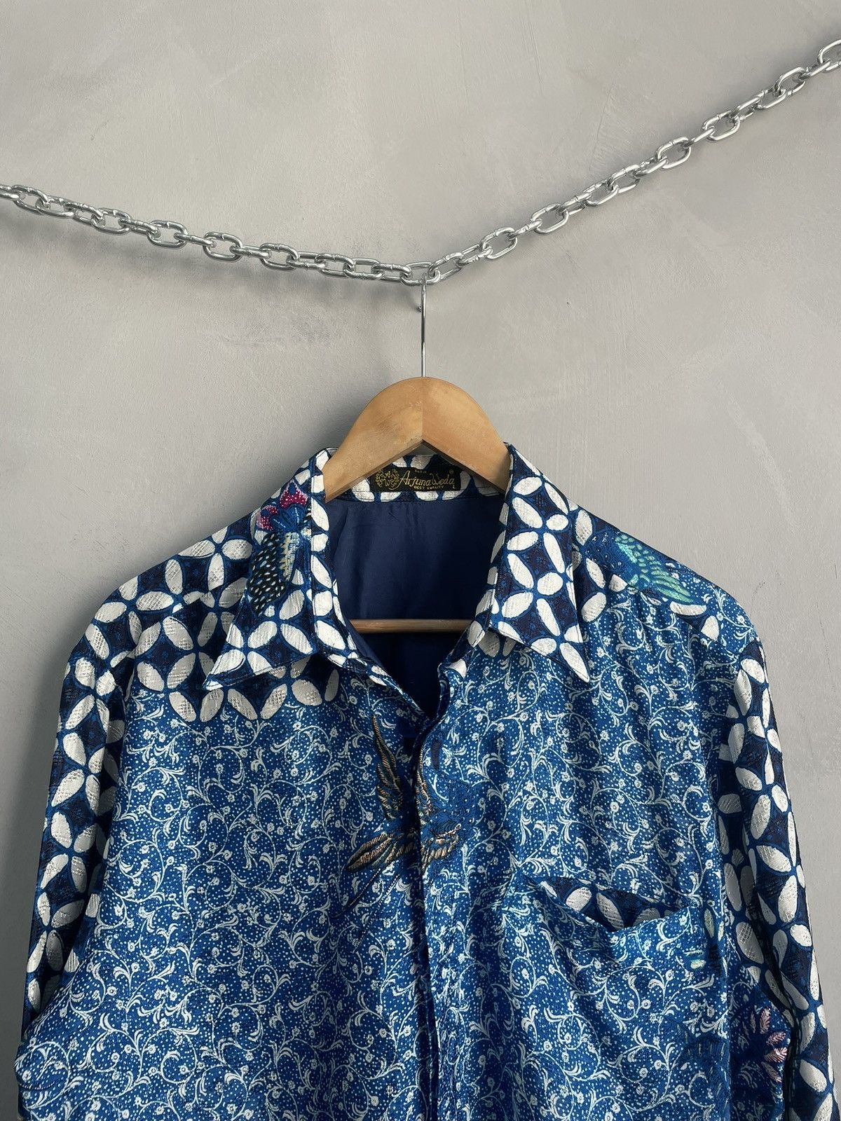 Japanese Brand Rare overprint Japanese shirt button up Kapital style Size US L / EU 52-54 / 3 - 4 Thumbnail