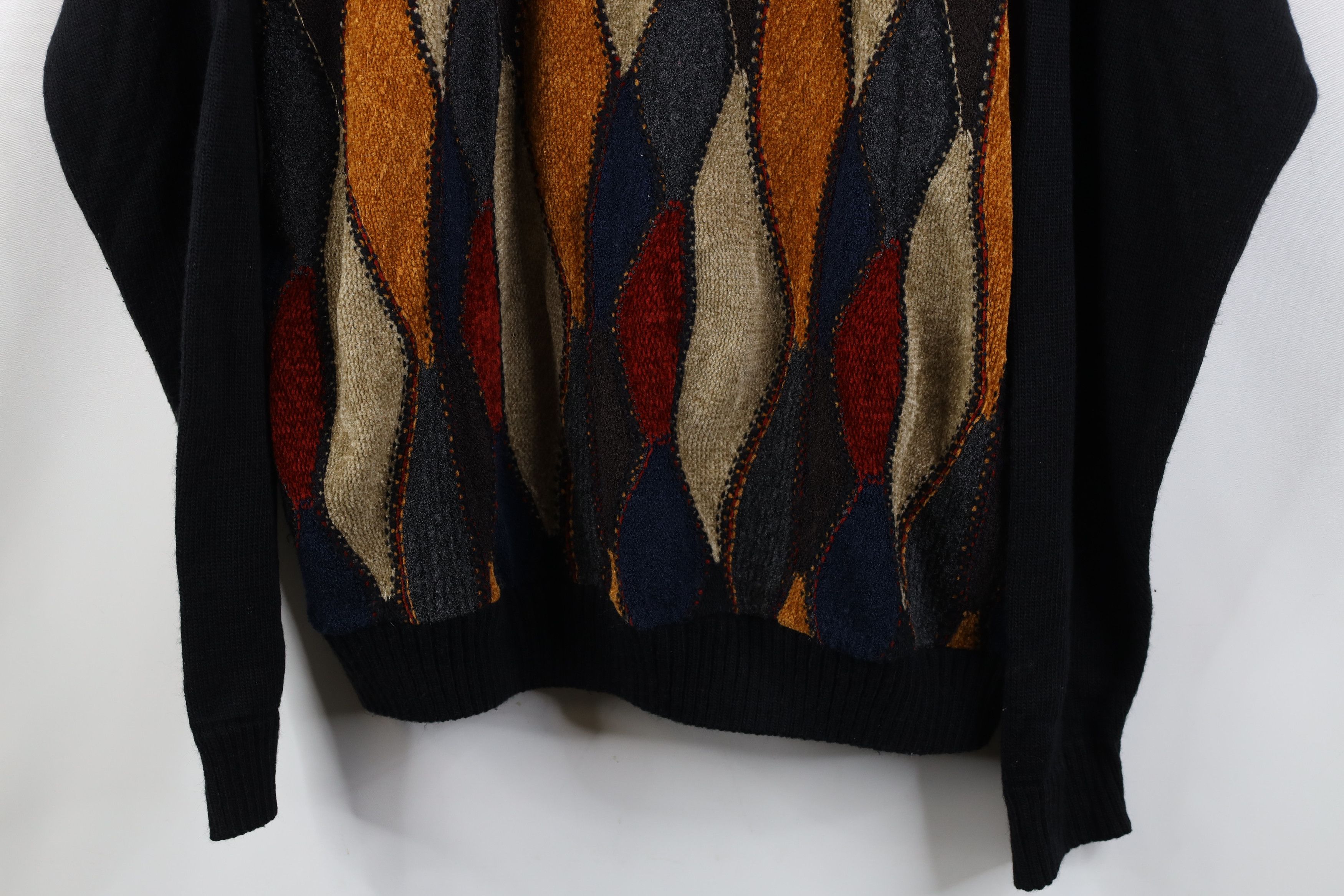 Vintage Vintage 90s Coogi Style Rainbow Knit Crewneck Sweater USA Size US XXL / EU 58 / 5 - 3 Thumbnail