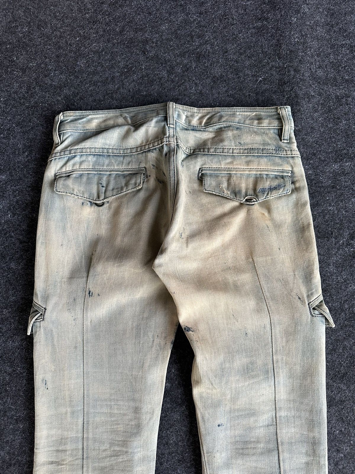 Diesel Diesel Biker Denim Dirty Mudwash Paint Design 30x34 D521 Size US 29 - 6 Thumbnail