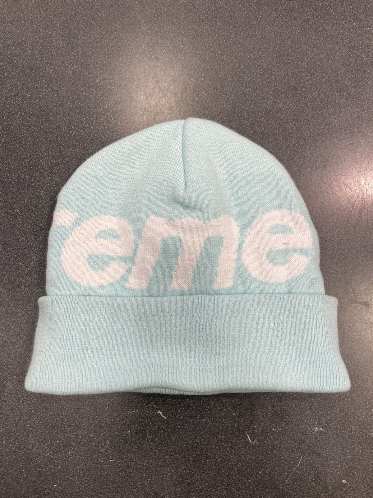 Supreme Supreme Baby Blue Beanie Size ONE SIZE - 2 Thumbnail