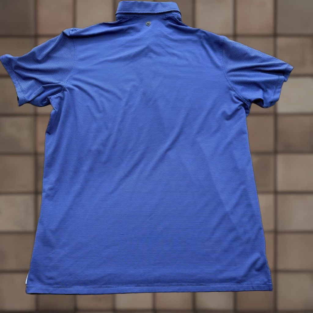 Vintage Greyson Polo Shirt Mens 2XL Blue Striped Golf Performance Stretch Polo Shirt Mens 2XL Blue Striped Golfing Performance Stretch Size US XXL / EU 58 / 5 - 1 Thumbnail