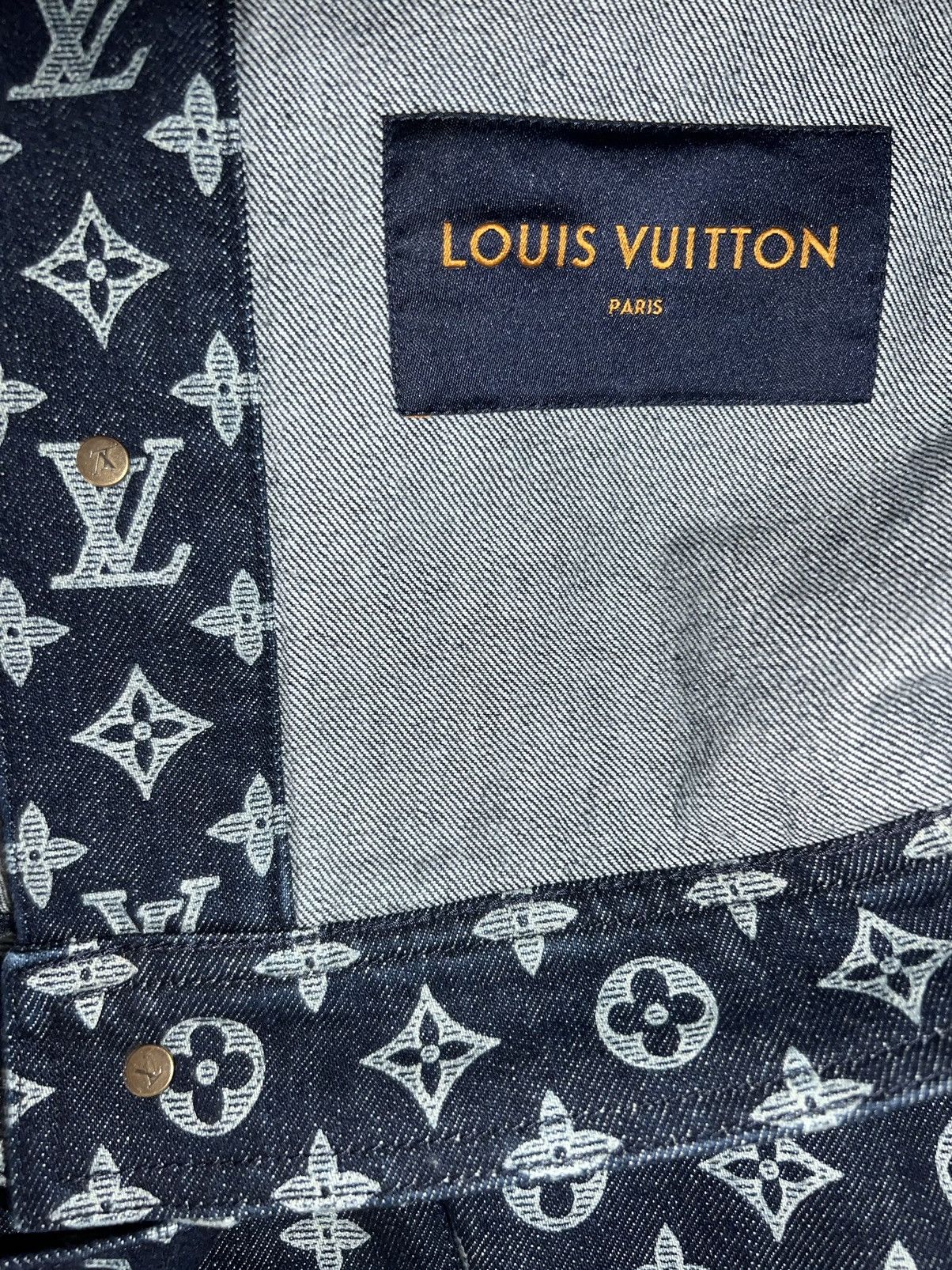 Louis Vuitton Louis Vuitton Monogram Denim Jacket Size US L / EU 52-54 / 3 - 9 Thumbnail