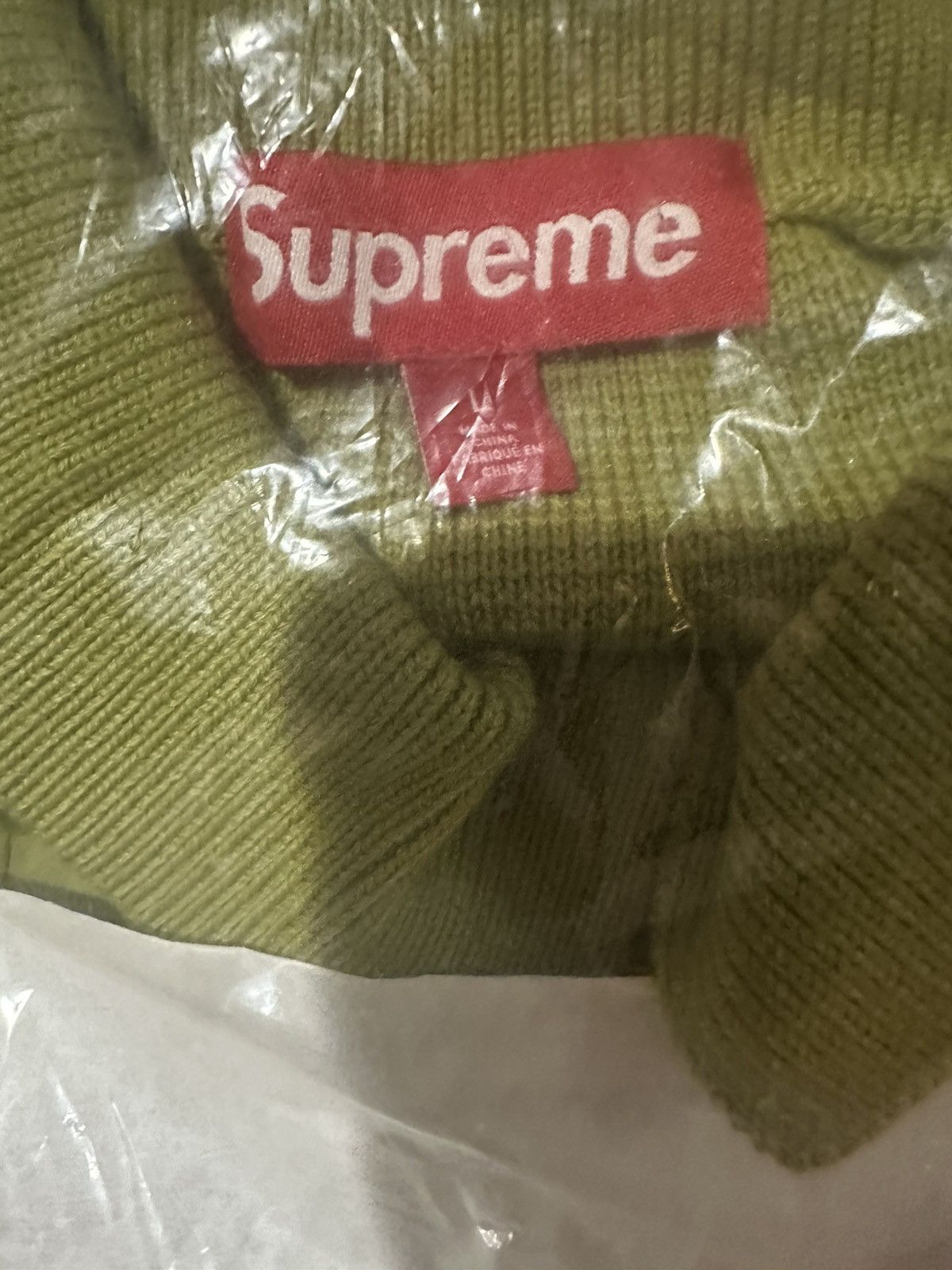 Supreme Supreme Woven Leather Zip Up Cardigan Green Size Large FW24 Size US L / EU 52-54 / 3 - 5 Thumbnail