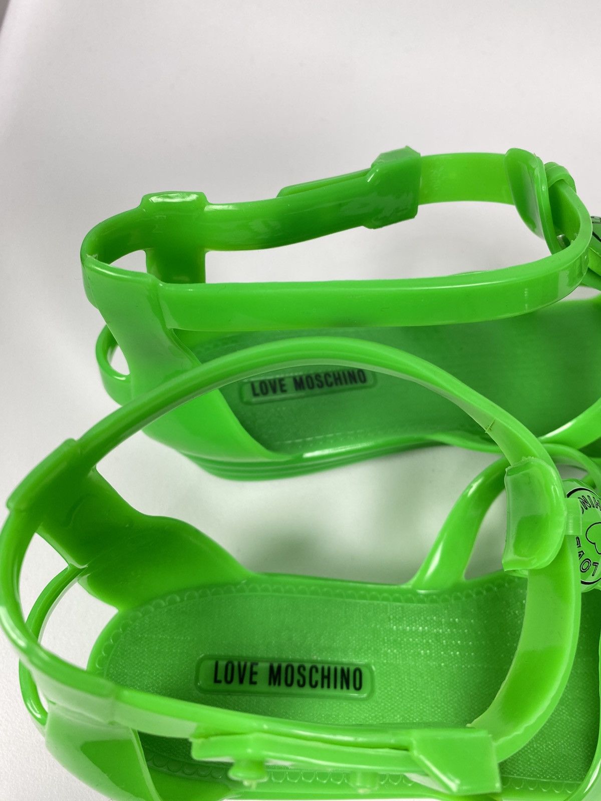 Love Moschino Love Moschino PVC Sandals size 40 Made In Italy Size US 10 / IT 40 - 9 Thumbnail