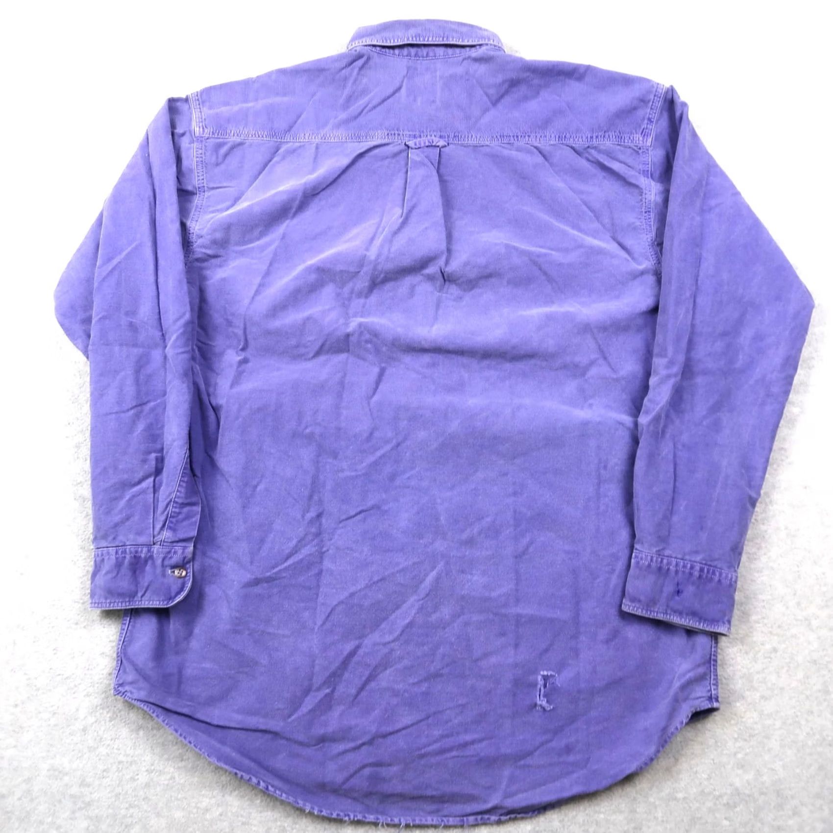 Gap VINTAGE Gap Work Shirt Men L Large Purple Cotton Long Sleeve Button-Up Size US L / EU 52-54 / 3 - 2 Thumbnail