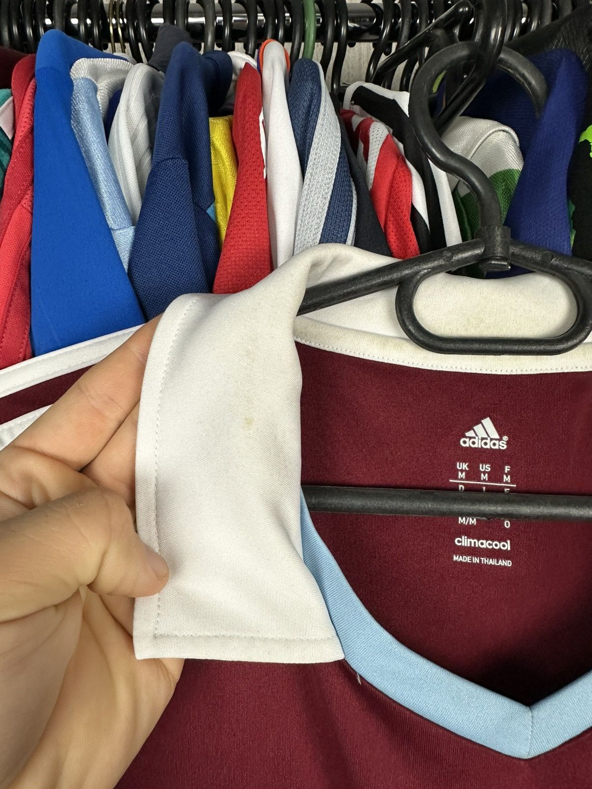 Adidas West Ham United 2013-14 Football Shirt Soccer jersey Adidas Size US M / EU 48-50 / 2 - 5 Thumbnail