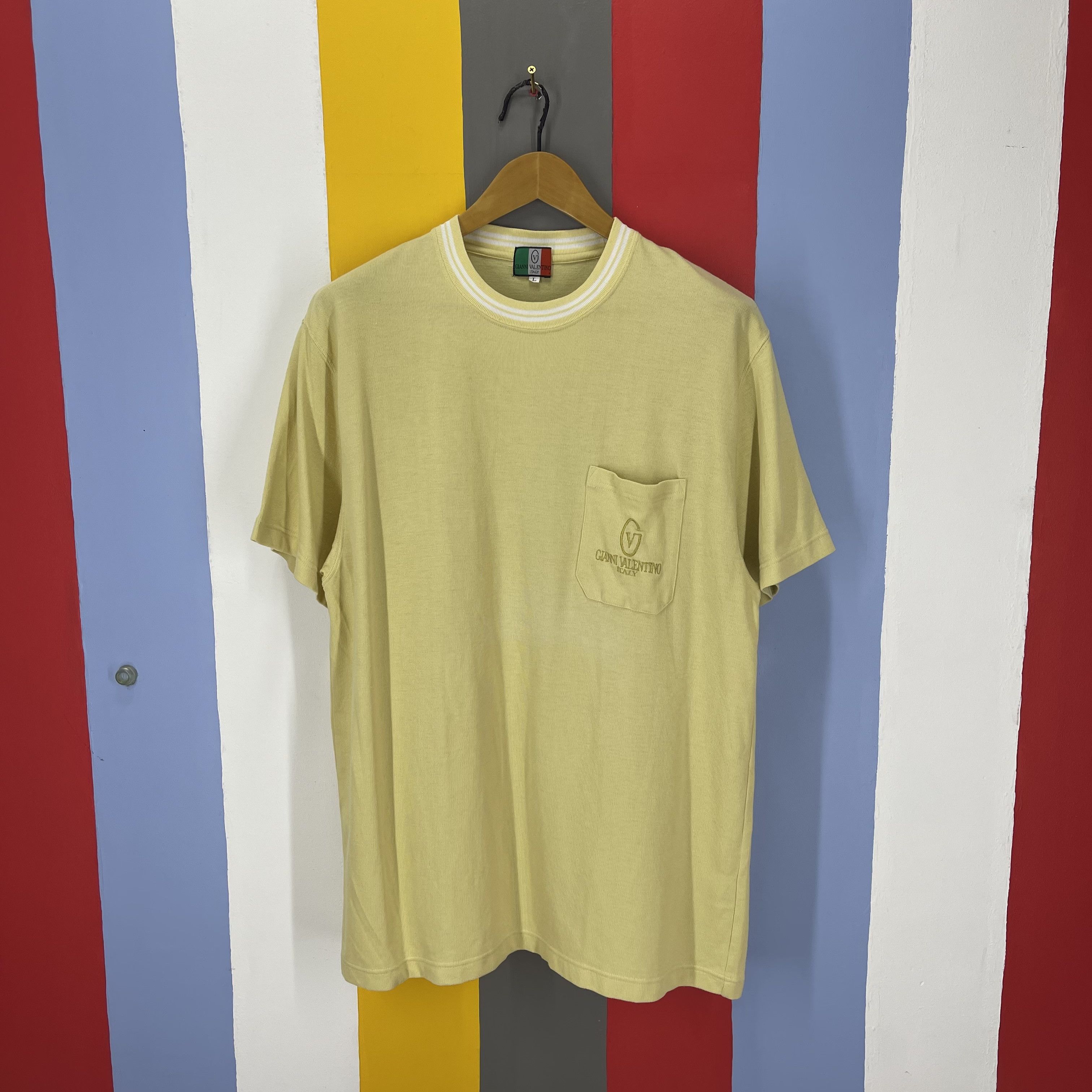 Gianni Valentino GIANNI VALENTINO Single Pocket T Shirt #1762/07 Size US L / EU 52-54 / 3 - 1 Thumbnail