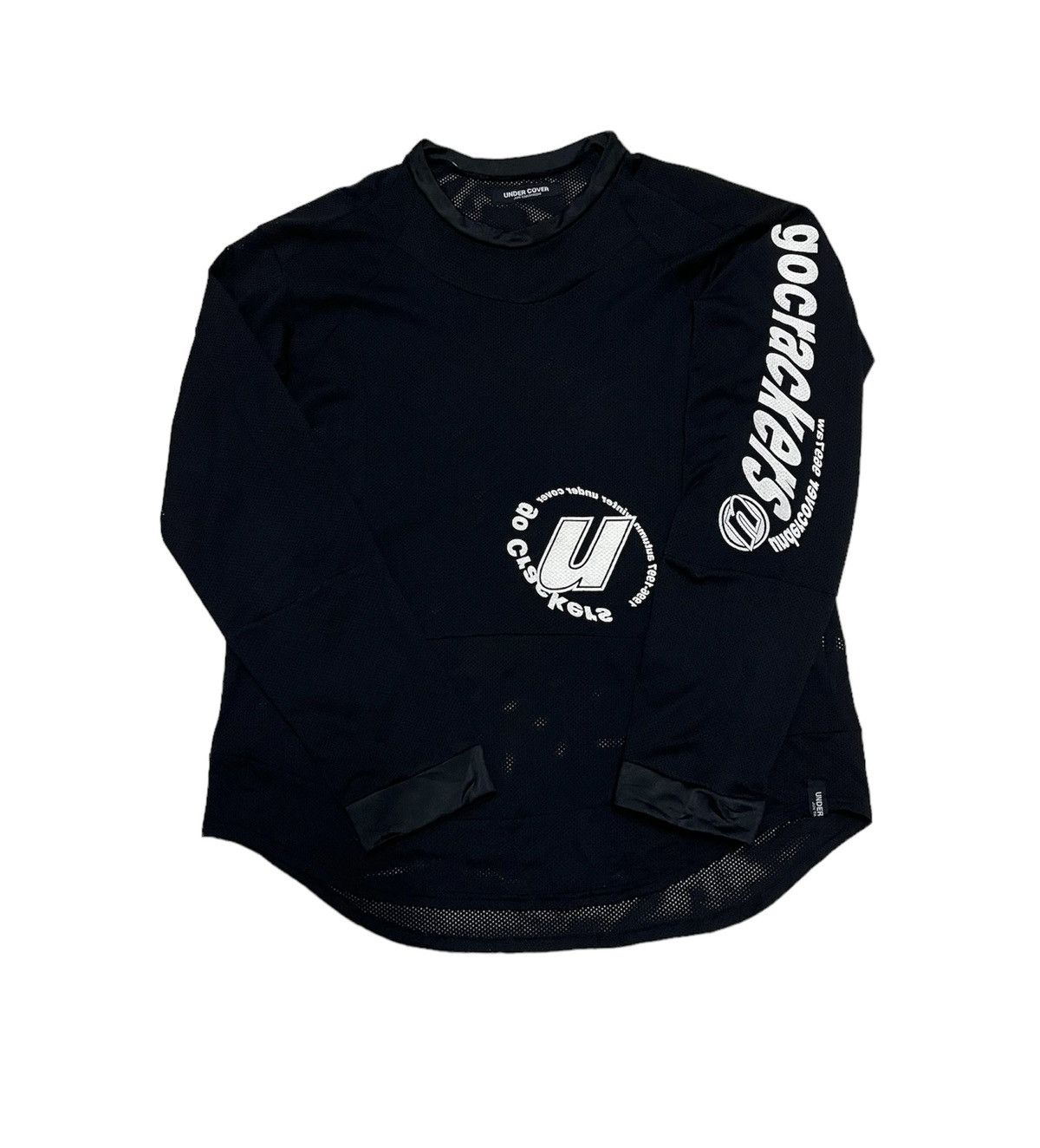 Jun Takahashi × Undercover 🔥Vtg Undercover 1996 Go Crackers Racing Mesh Jersey L/S Size US M / EU 48-50 / 2 - 1 Thumbnail