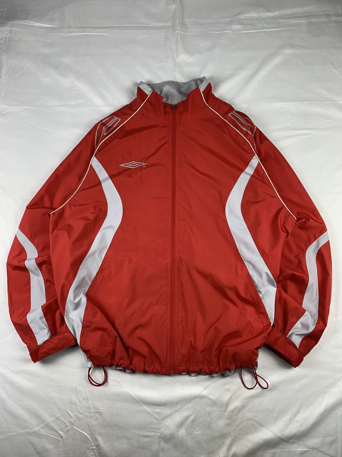 Slam Jam × Umbro 2000s Umbro England Red Training Embroidered Logo Jacket Size US XL / EU 56 / 4 - 1 Thumbnail