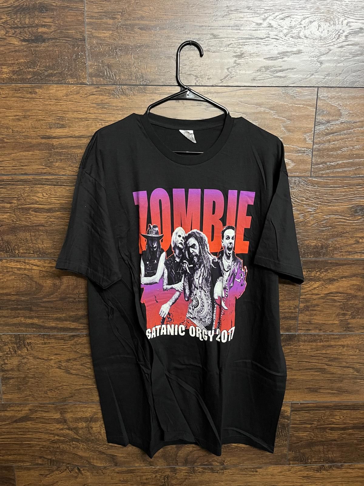Designer Rob Zombie T-shirt Satanic Orgy 2017 Fall Tour Tee XXL Size US XXL / EU 58 / 5 - 1 Thumbnail