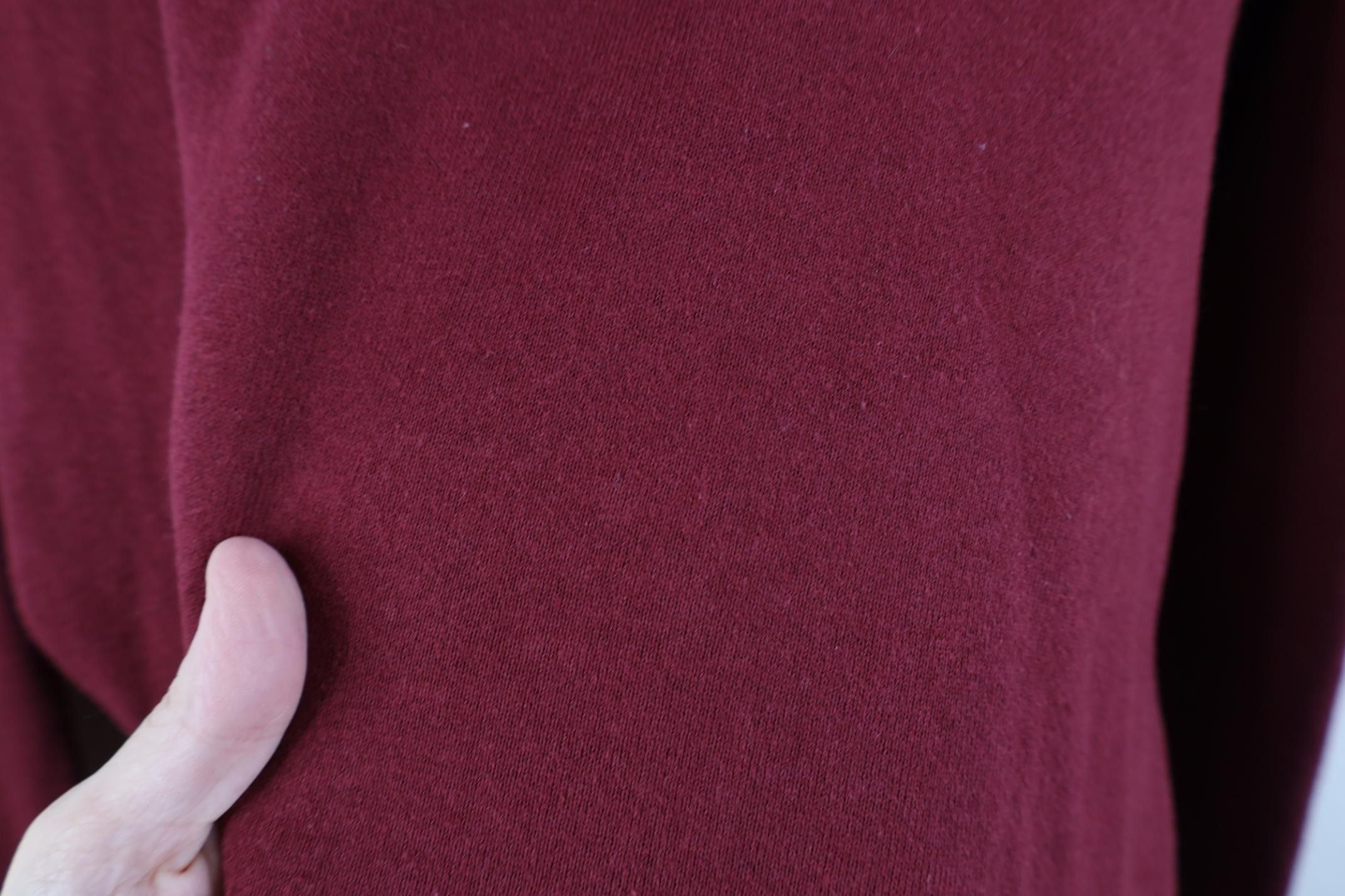 Vintage Vintage 90s Streetwear Crewneck Sweatshirt Burgundy Red USA Size US XL / EU 56 / 4 - 5 Thumbnail