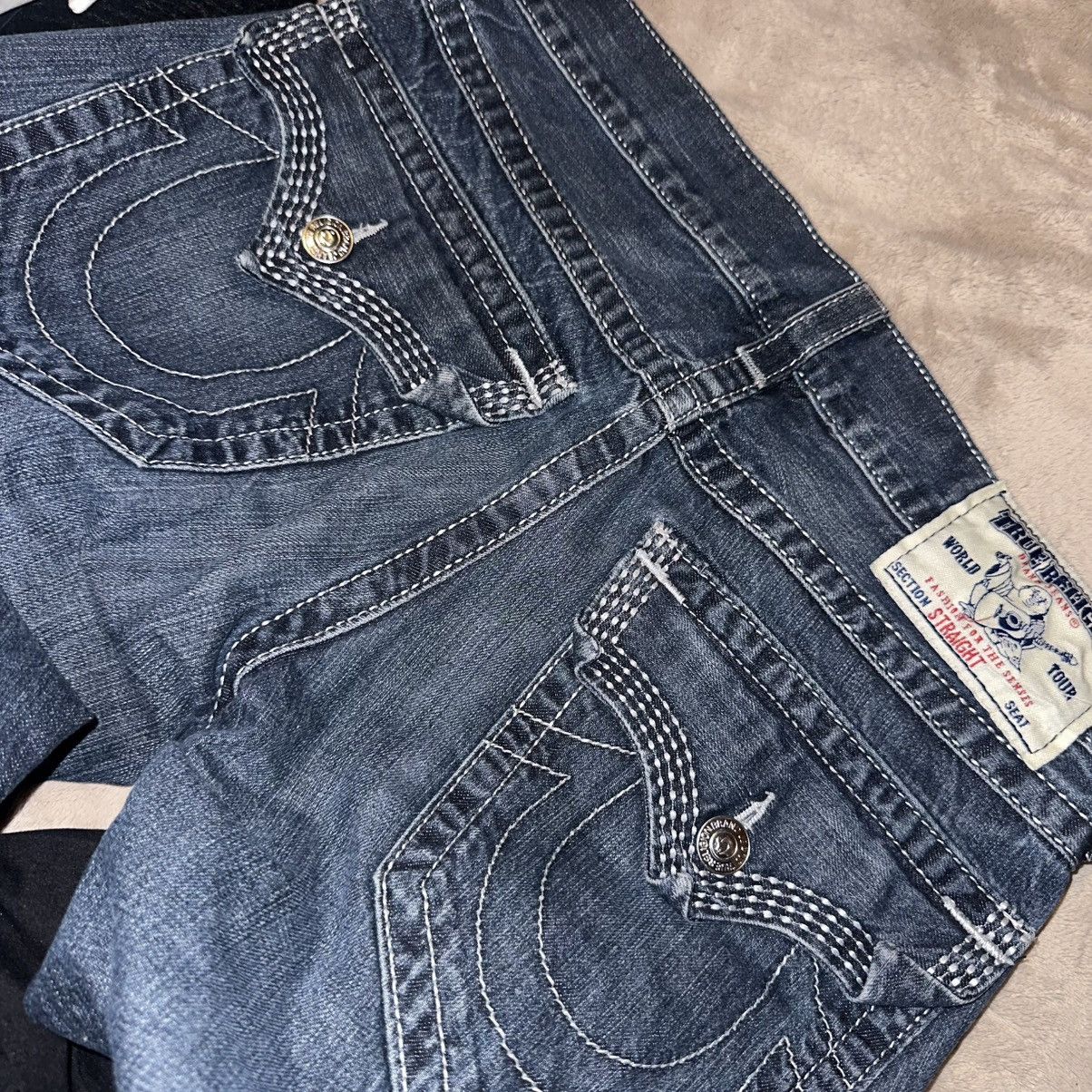 True Religion Pre 2010’s True Religion Men’s Billy Super T Straight Jean Size US 31 - 4 Thumbnail