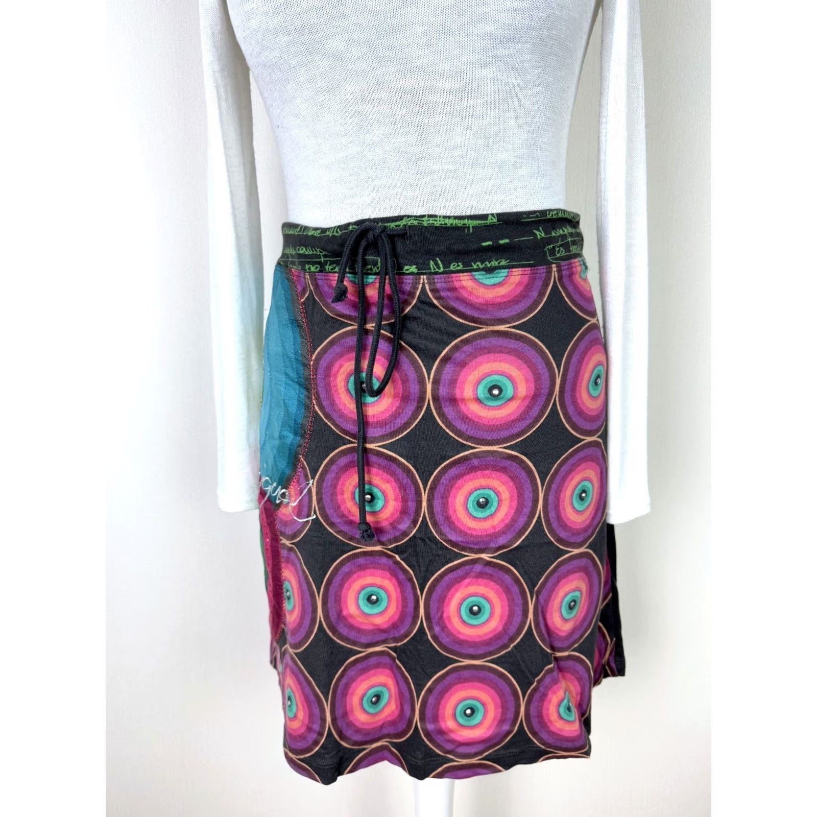 Desigual Desigual womens skirt Size XL Multicoloured Size 40" / US 18 - 2 Thumbnail