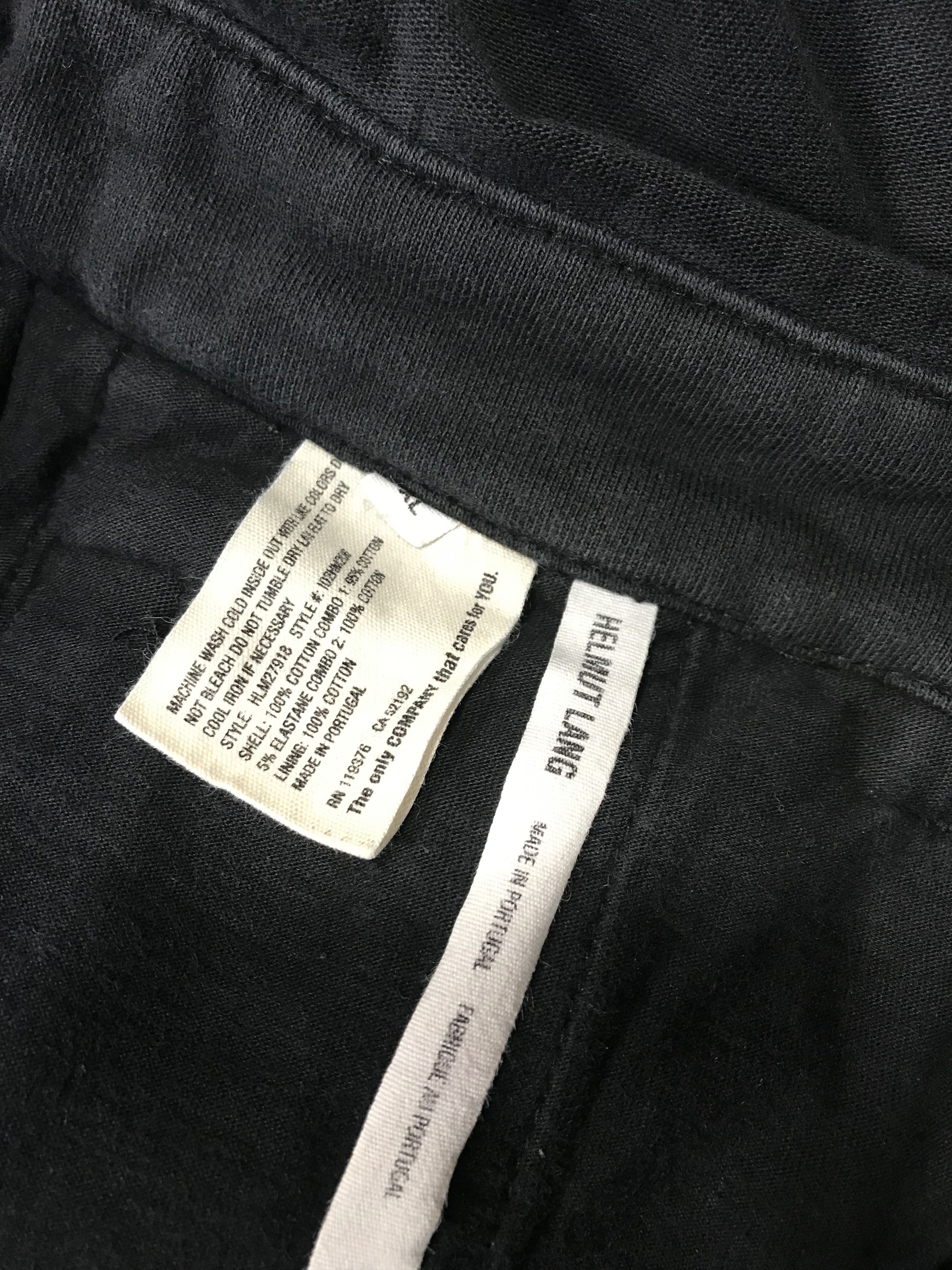 Helmut Lang Helmut Lang Black Pant Double Waist Flexible Size Size 32" / US 10 / IT 46 - 7 Thumbnail